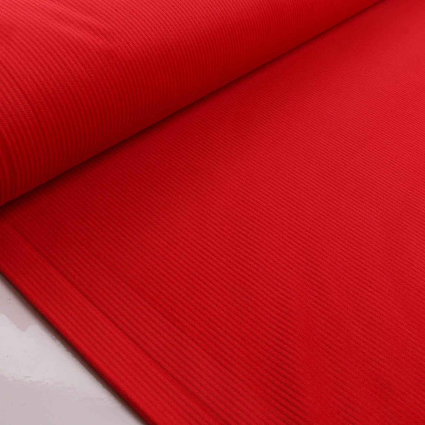 Corduroy Knit Fabric - Mustard, Wine, Red, Green, Denim