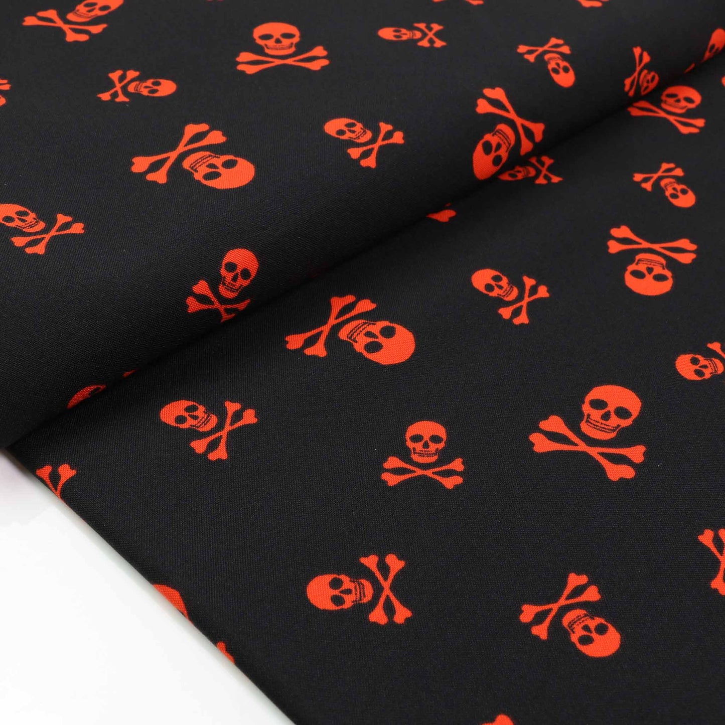 Bi Stretch fabric - Black and red
