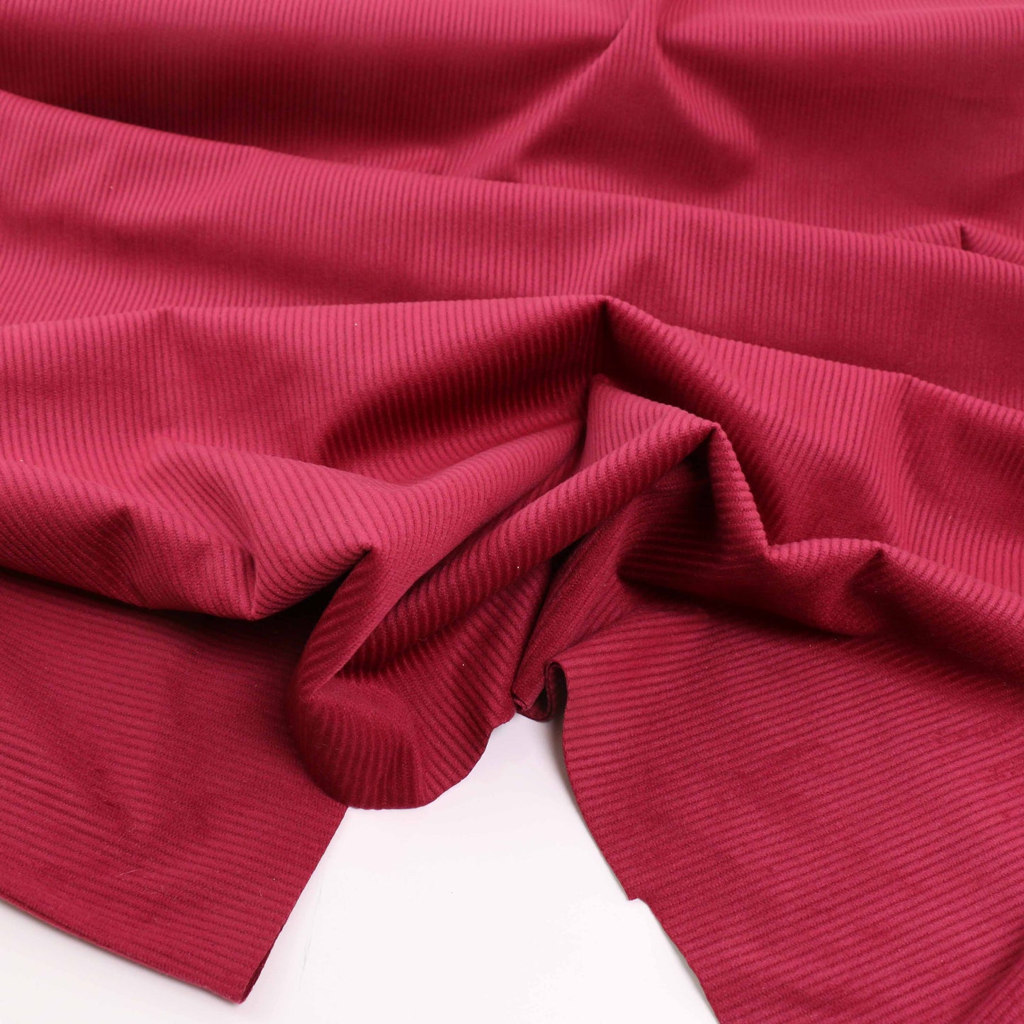 Corduroy Knit Fabric - Mustard, Wine, Red, Green, Denim