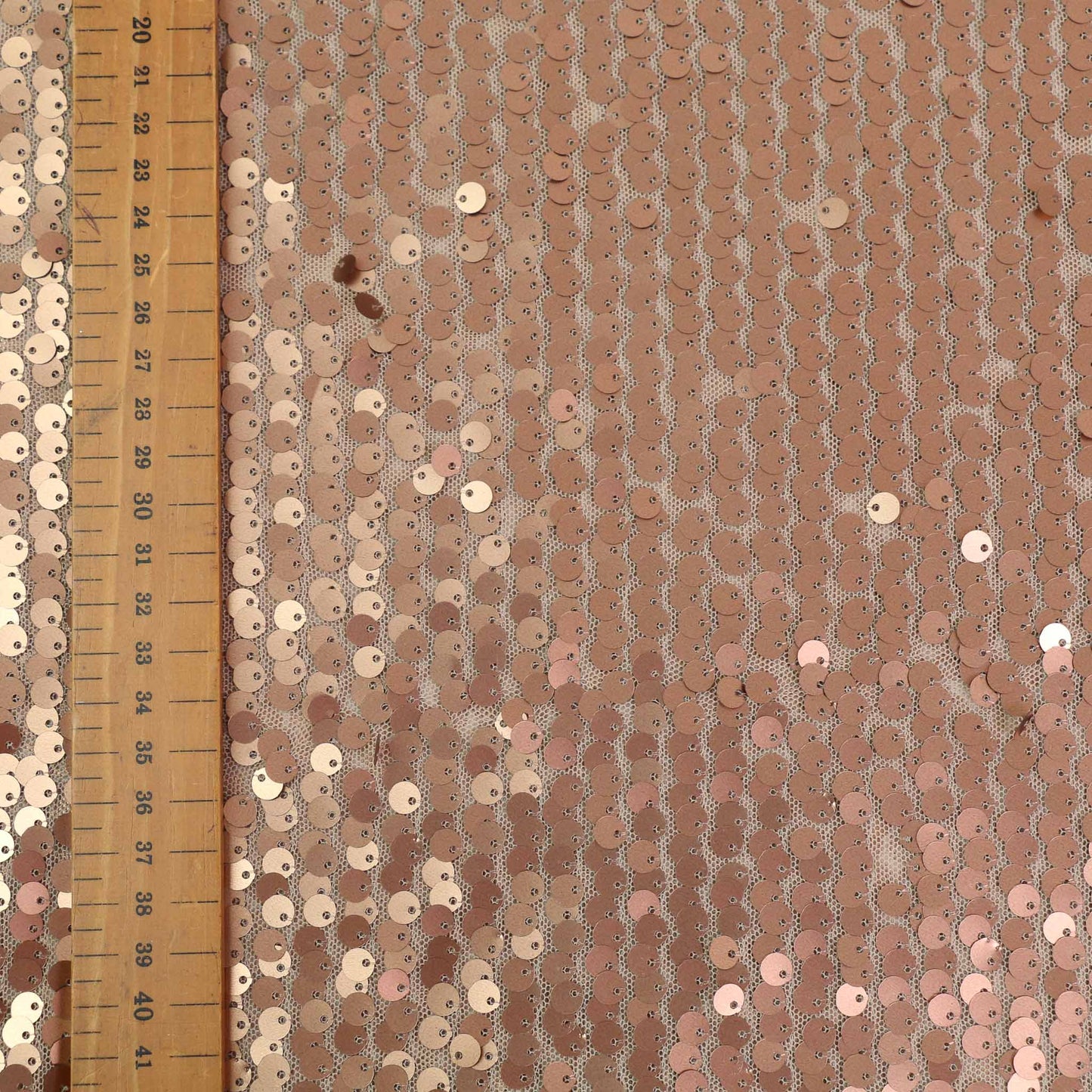 Sequin Fabric - Rose Gold