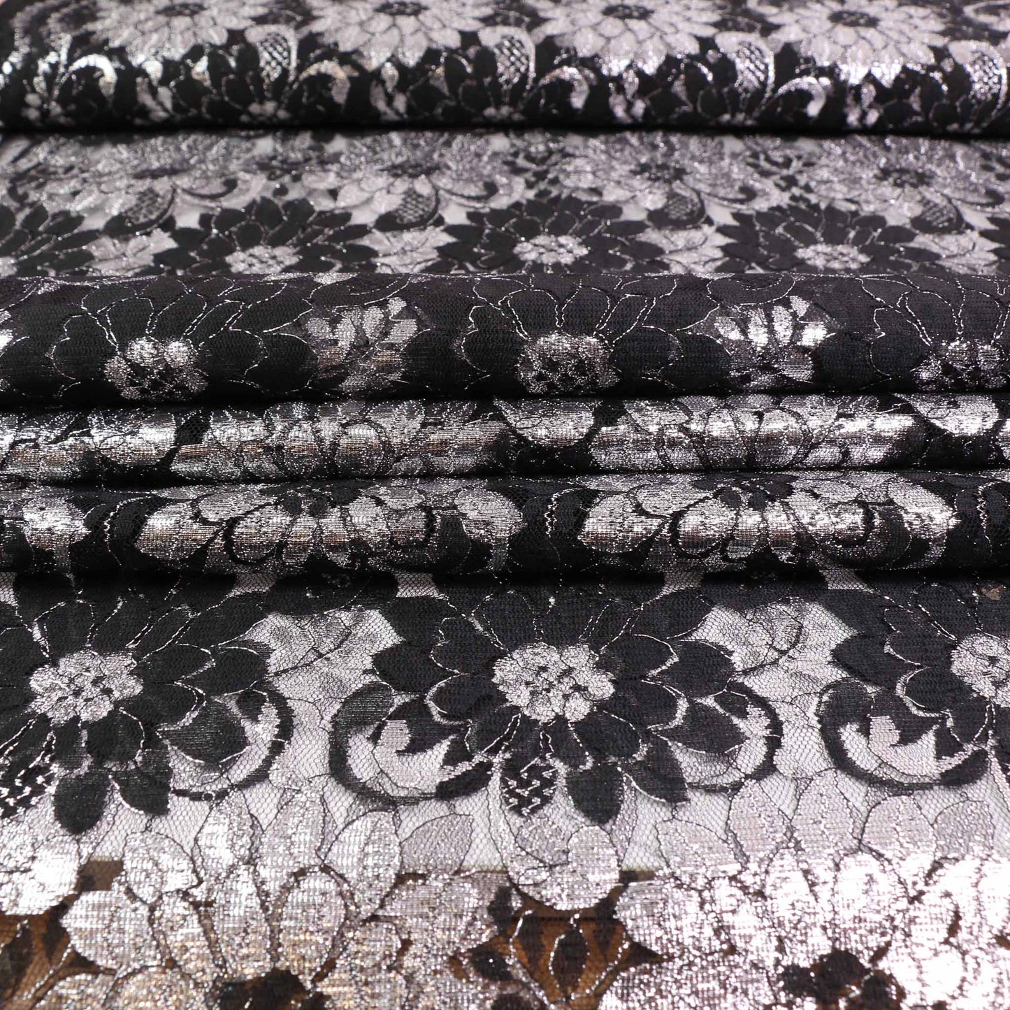 Lace - Black, silver