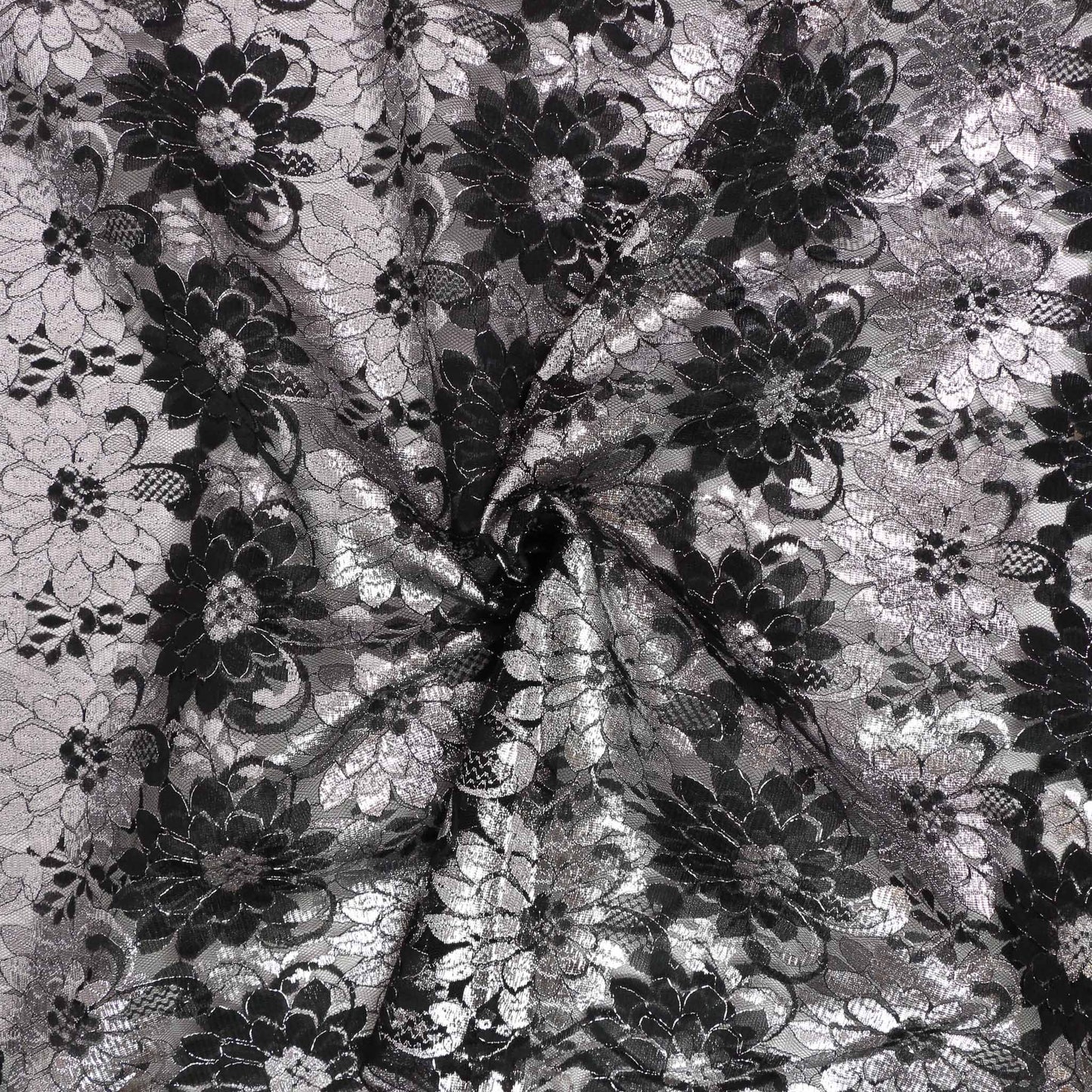 Lace - Black, silver