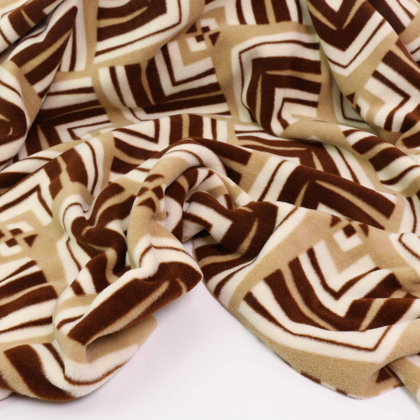 Fleece Fabric - Beige, beige