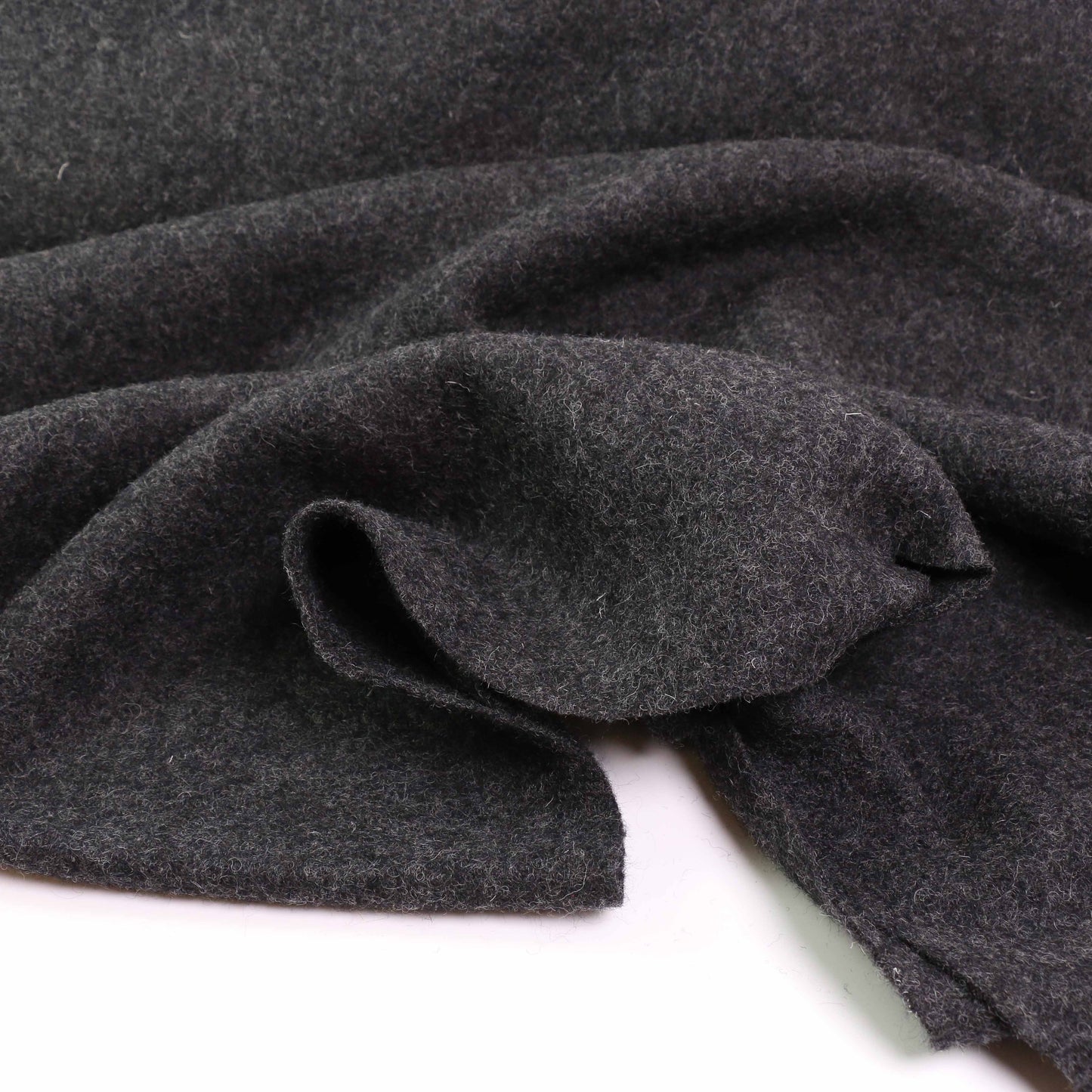 Boiled Wool Fabric - Black, navy, teal, mustard, charcoal