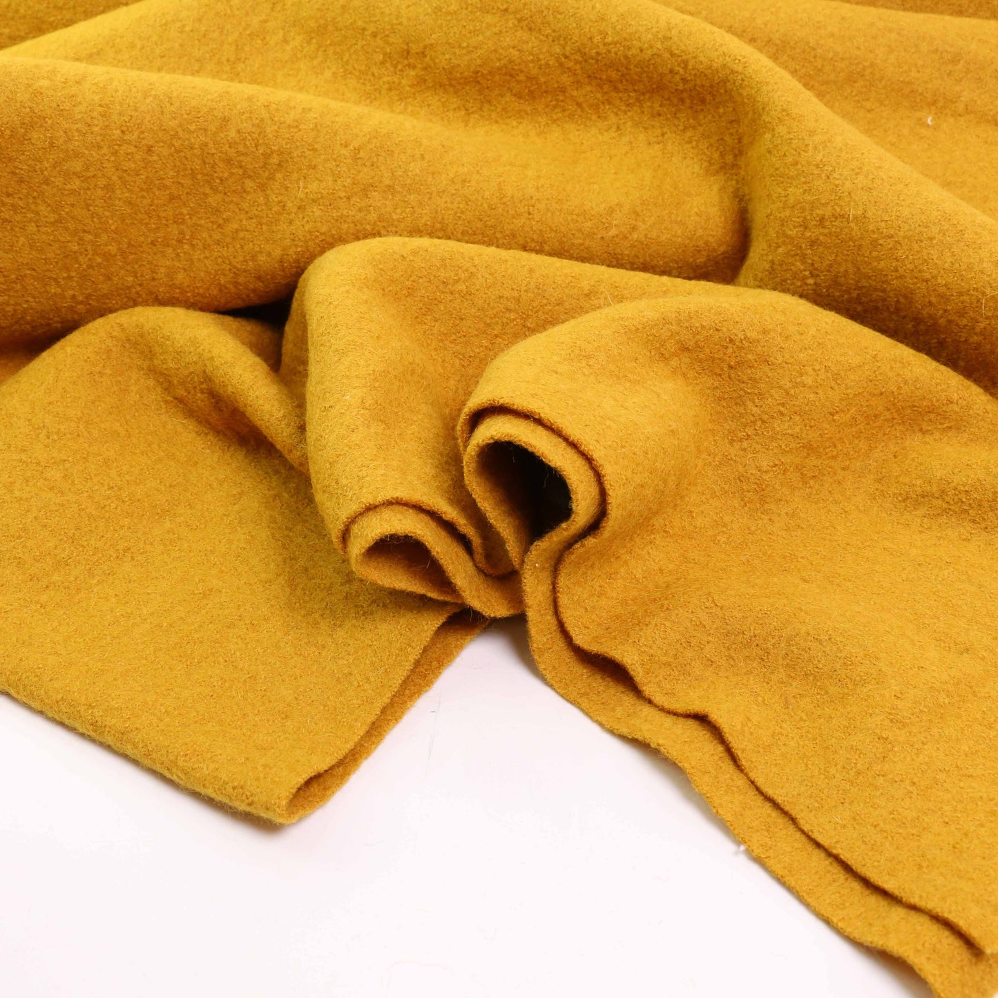Boiled Wool Fabric - Charcoal, black, navy, teal, mustard