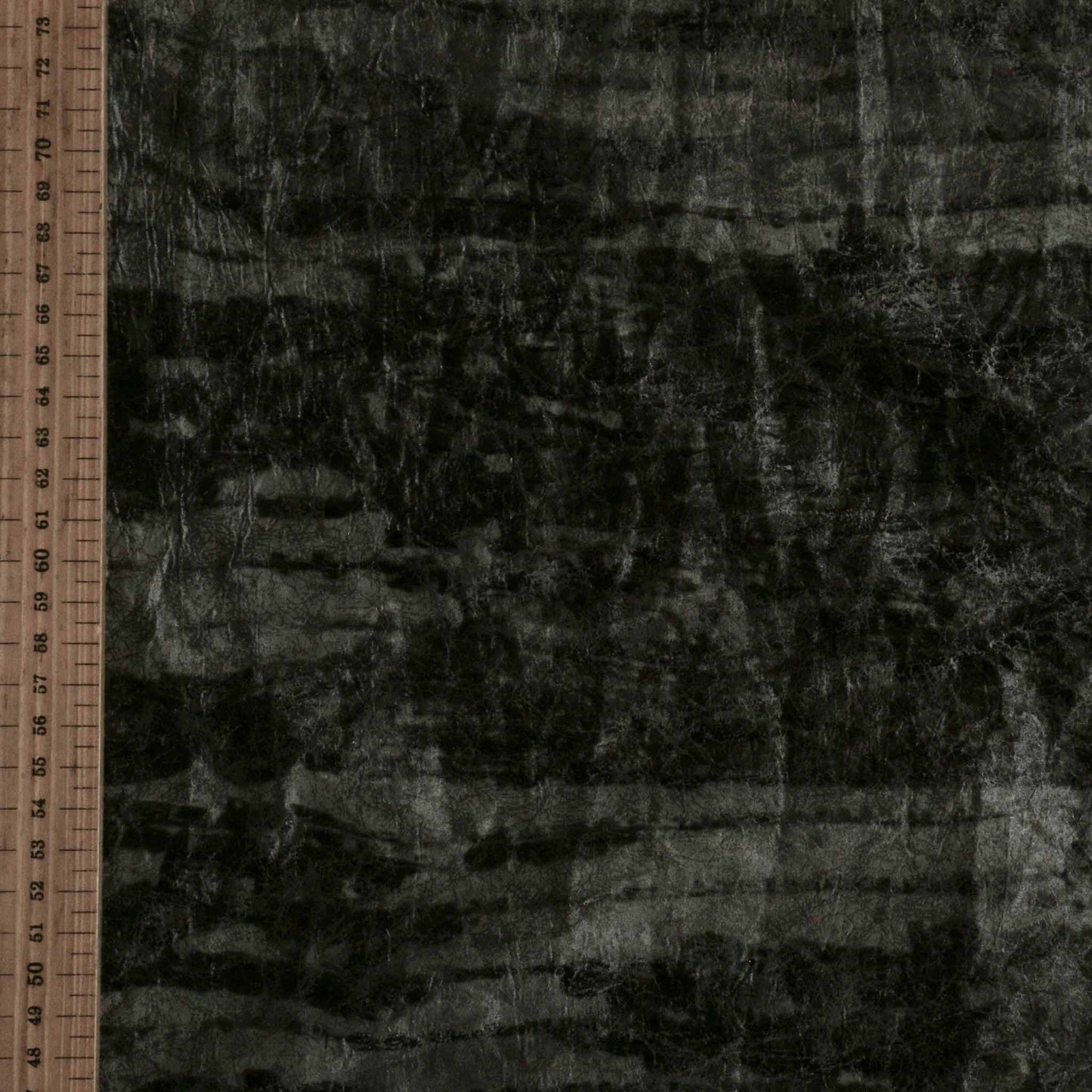 metre taffeta black and silver dressmaking fabric with vintage worn look design