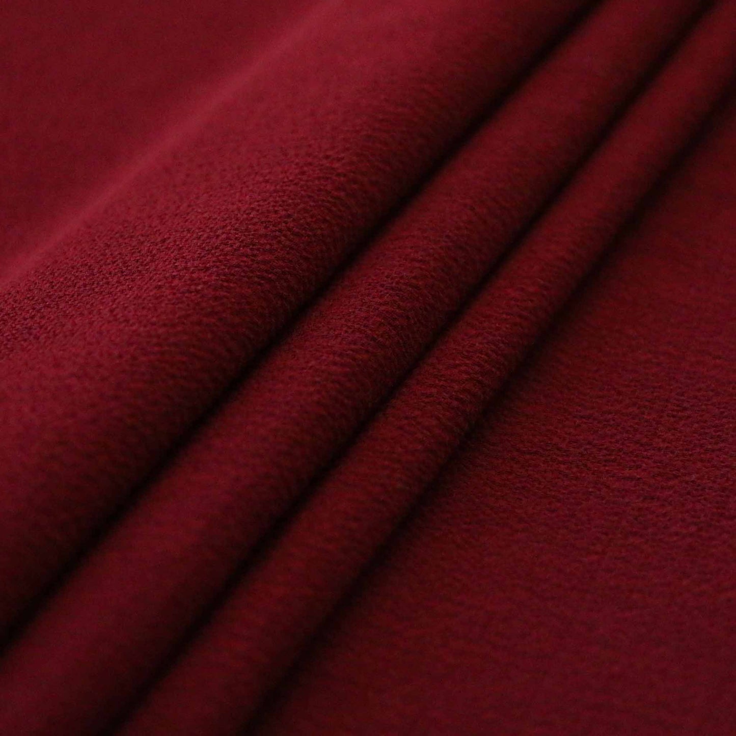 maroon bubble crepe dressmaking fabric