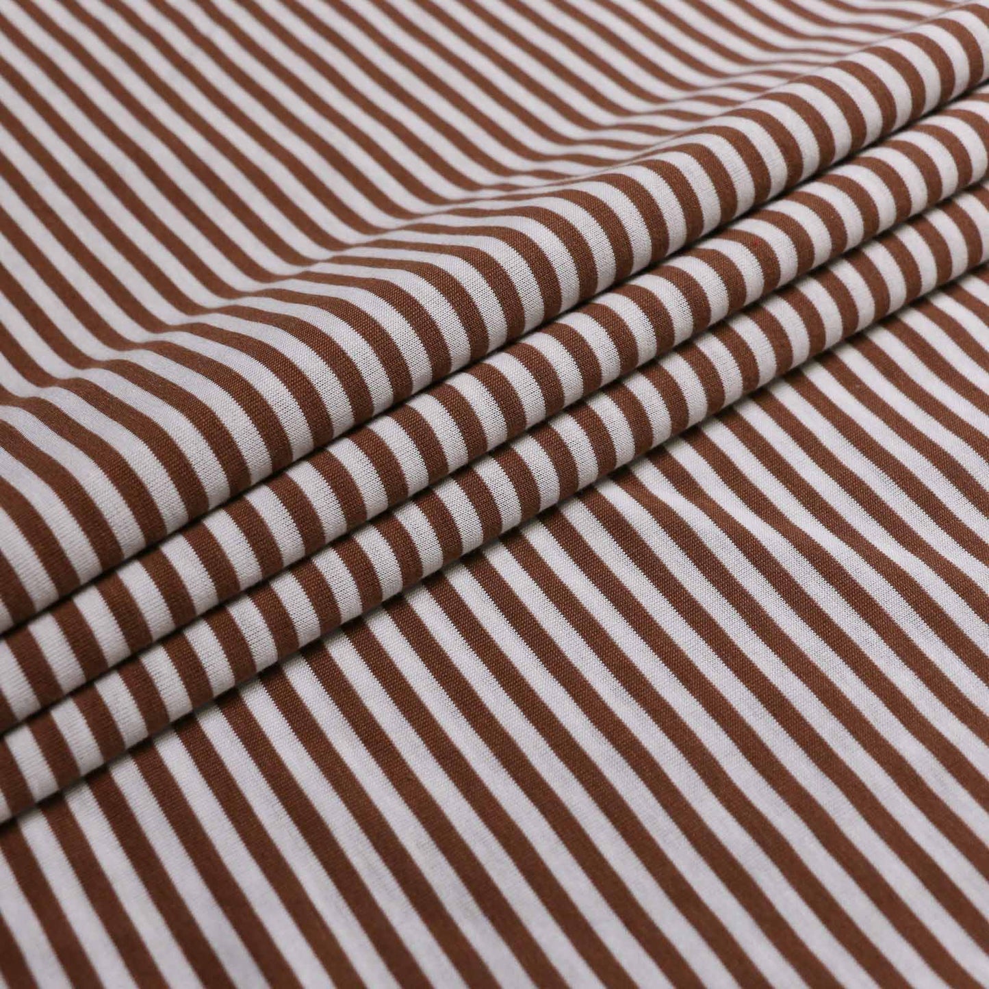 cloth control fabric for dressmaking with beige stripes