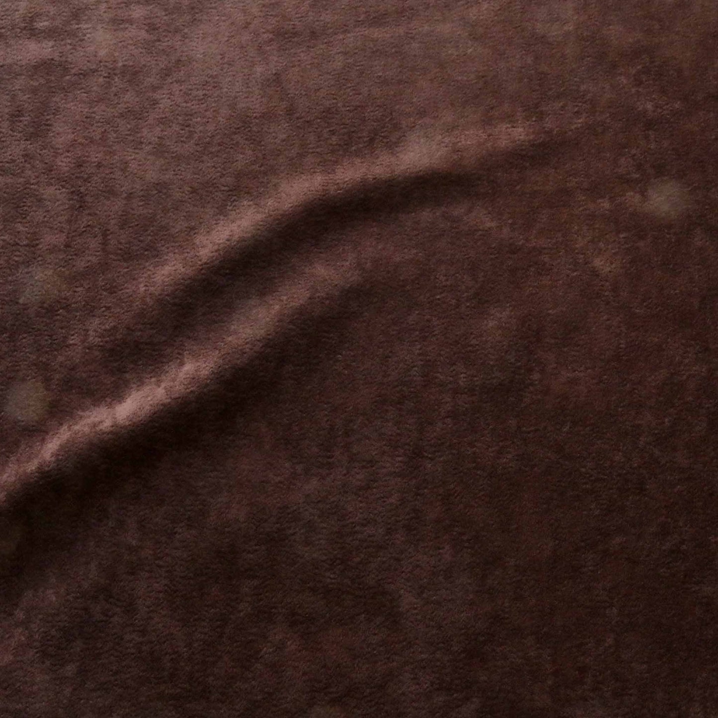 satin back faux suede dark brown dressmaking fabric