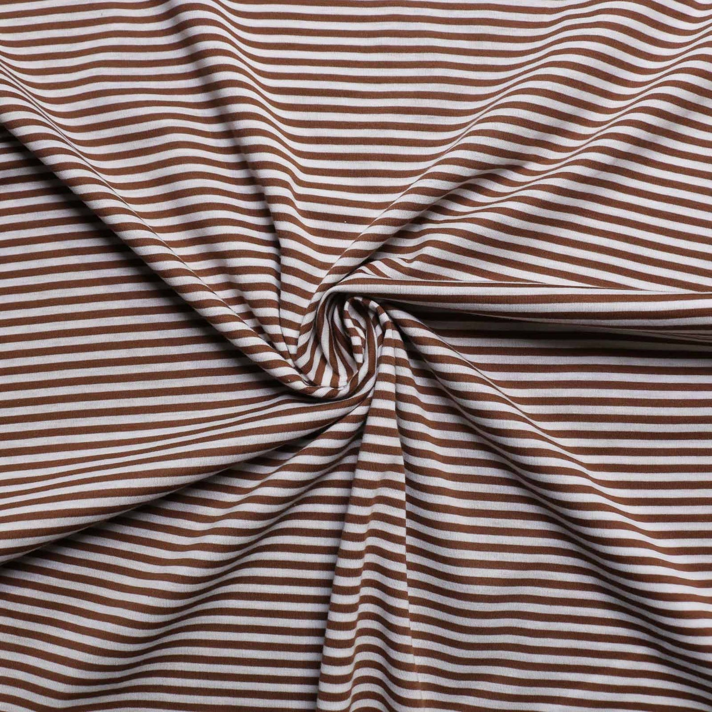 striped beige white jersey polycotton fabric from cloth control
