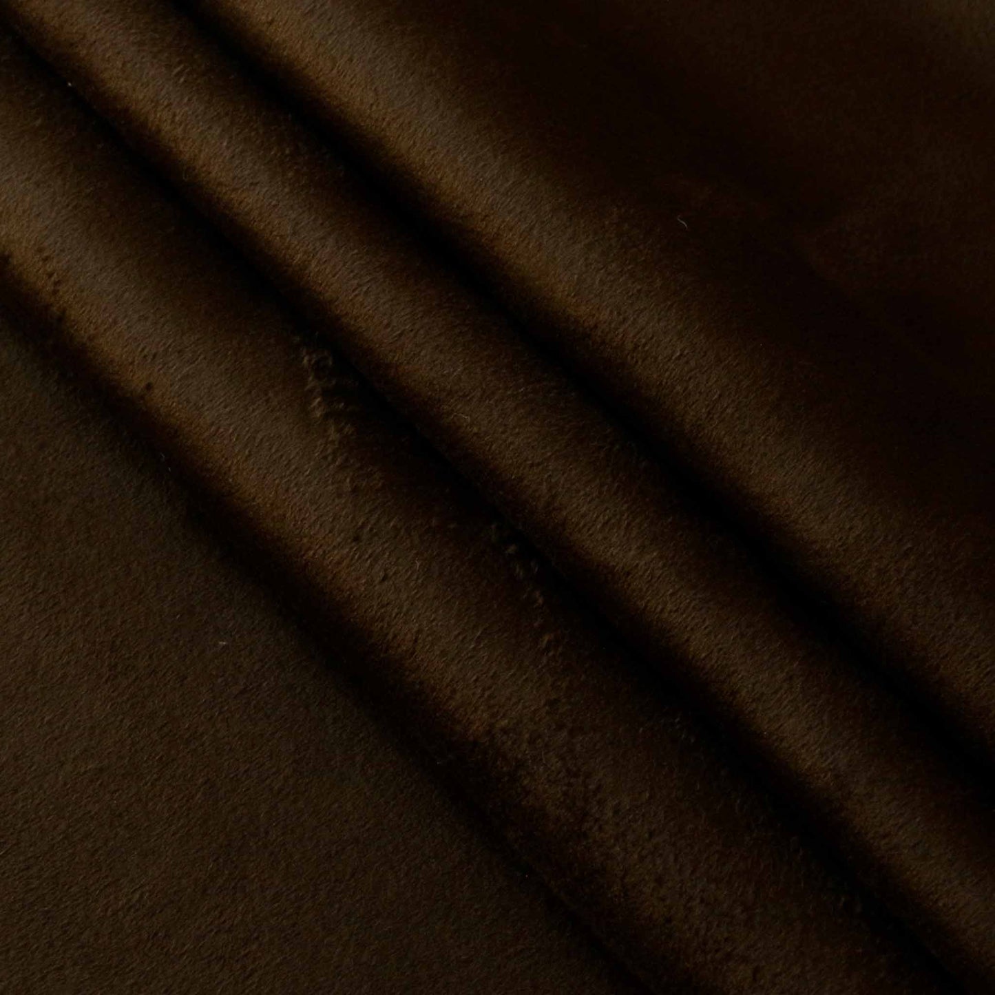 dark brown faux suede dressmaking fabric