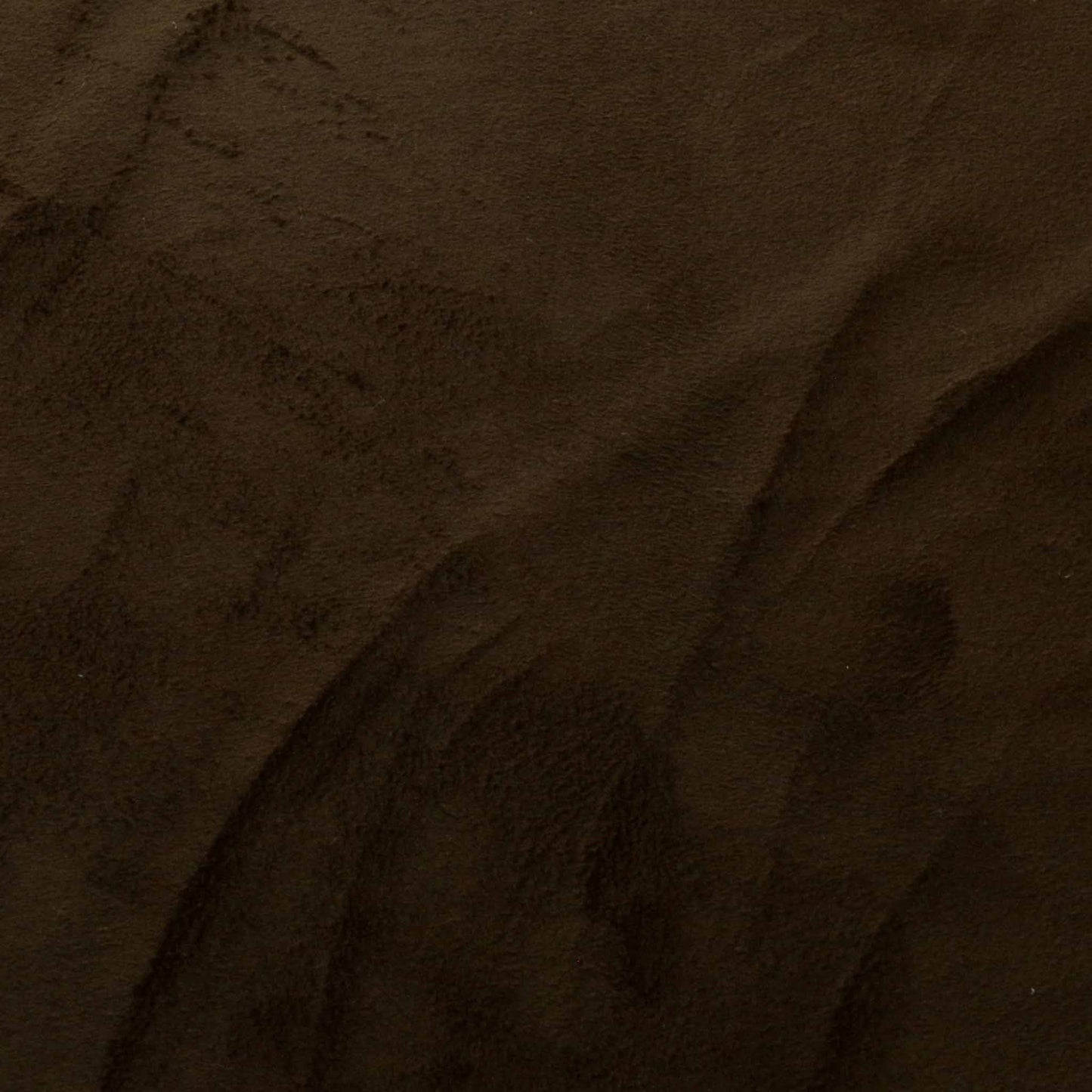 suedette stretchy dressmaking fabric in dark brown colour
