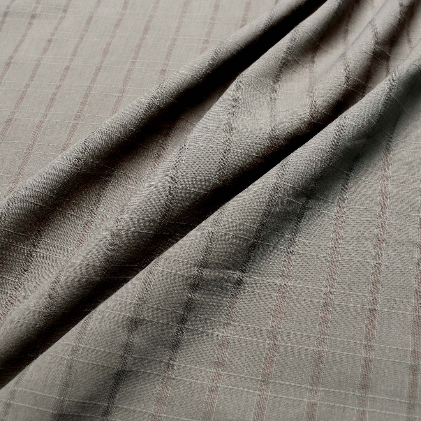 brown cotton voile fabric for dressmaking in brown