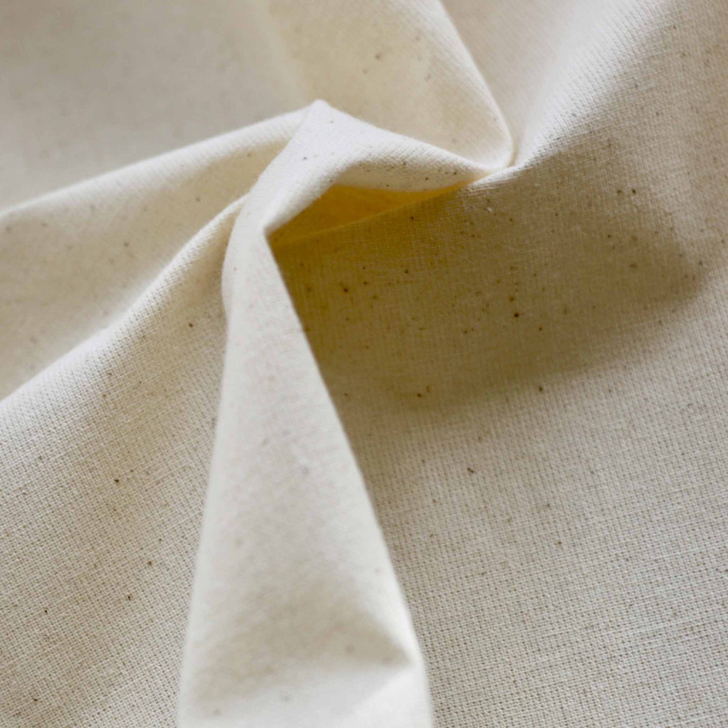 cream coloured calico dressmaking fabric