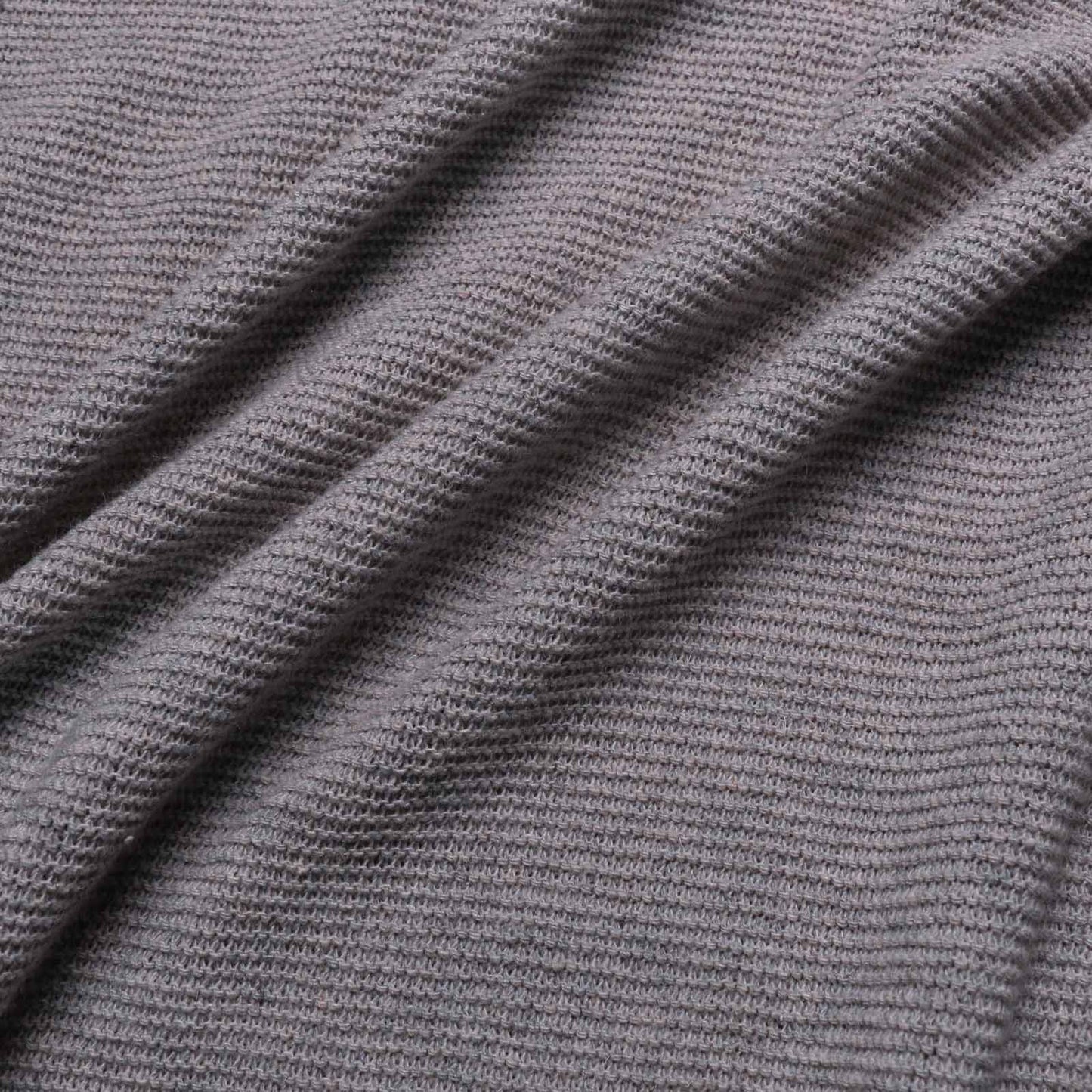 Purl Knit Fabric - Khaki green, dusty pink, red and pale grey