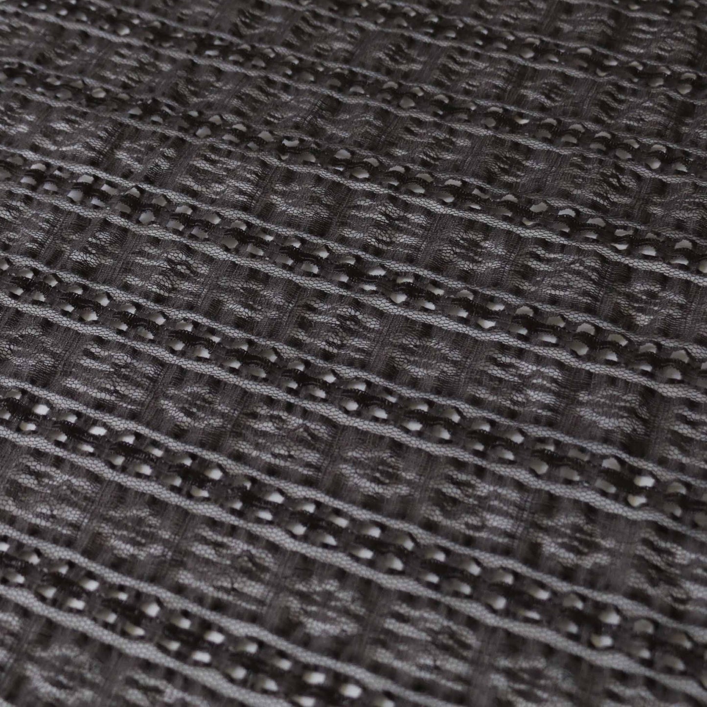 satin striped grey lace dressmaking fabric