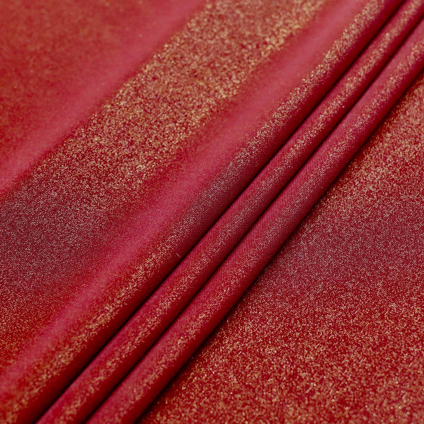 maroon and gold shimmer lycra fabric for dressmaking