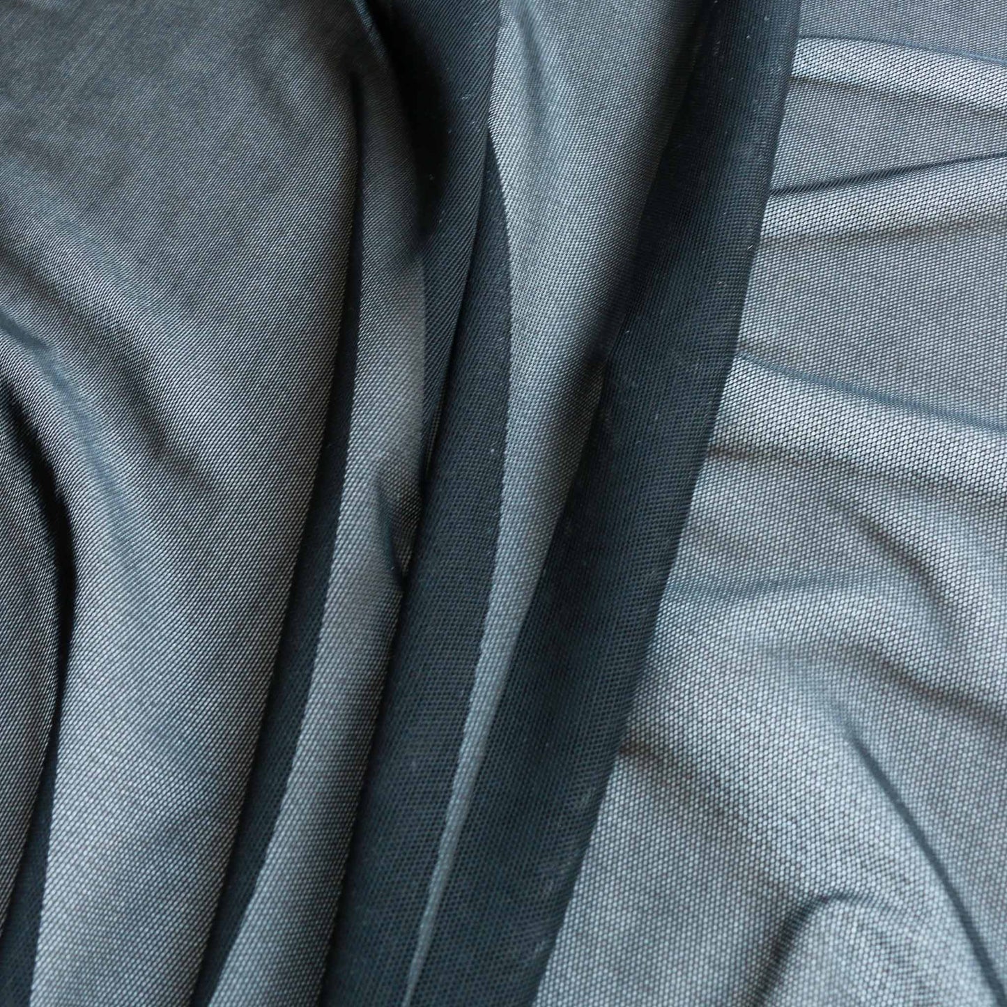 stretchy power mesh dressmaking netting fabric in black