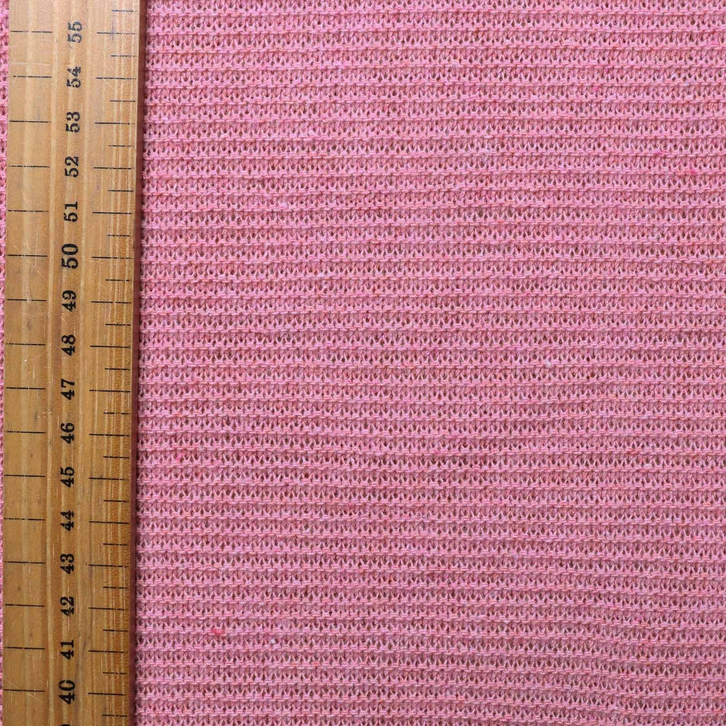 metre wool jersey purl knit dress fabric dusty pink coloured