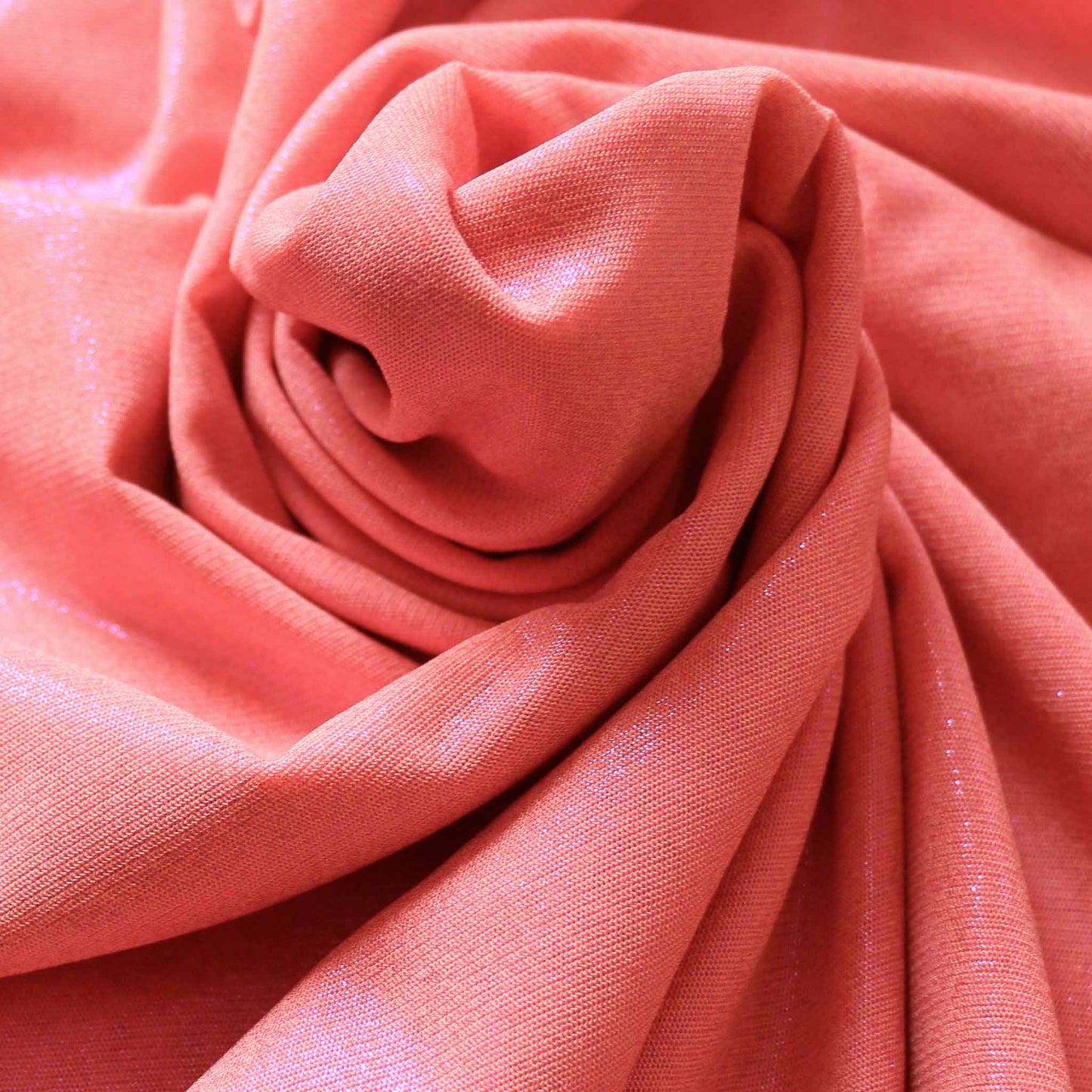 stretchy pink shimmer glitter netting mesh dressmaking fabric