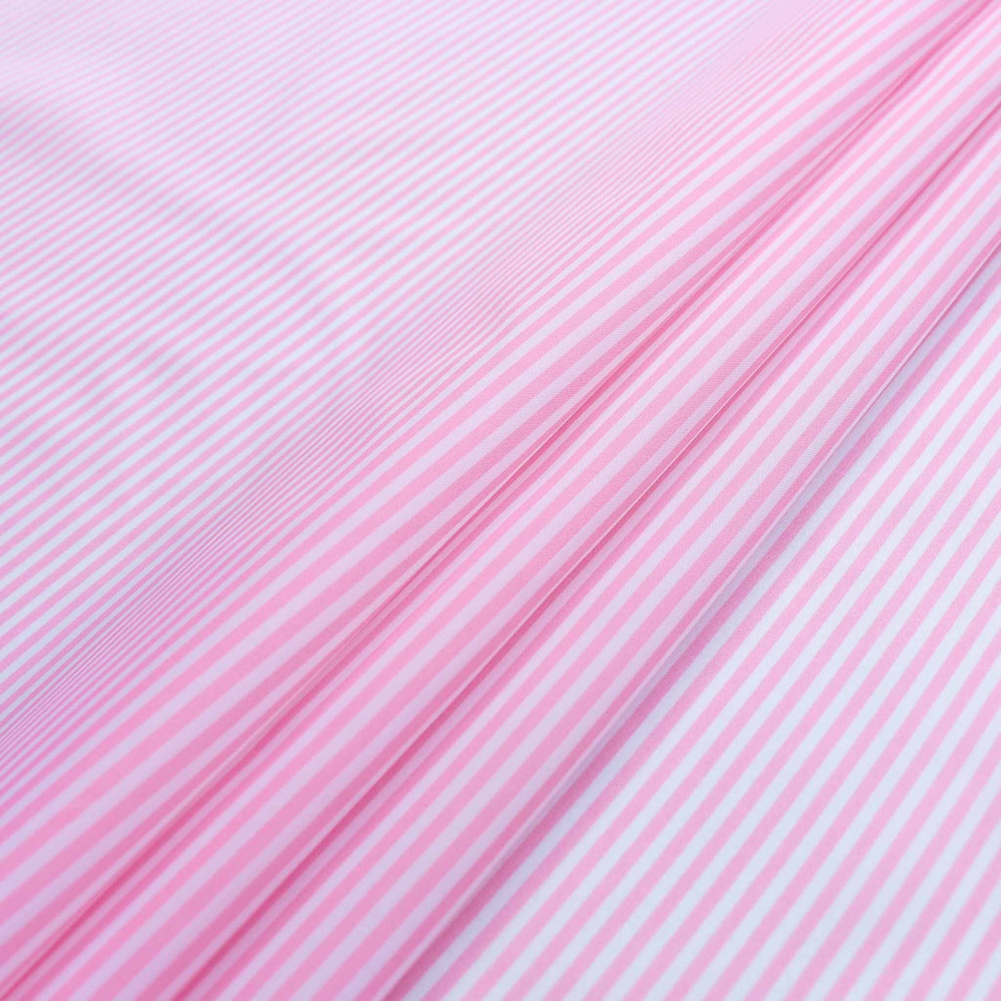 striped white and pink polyester lining fabric for dress making
