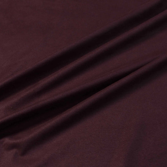 plum purple seudette dressmaking fabric with stretch