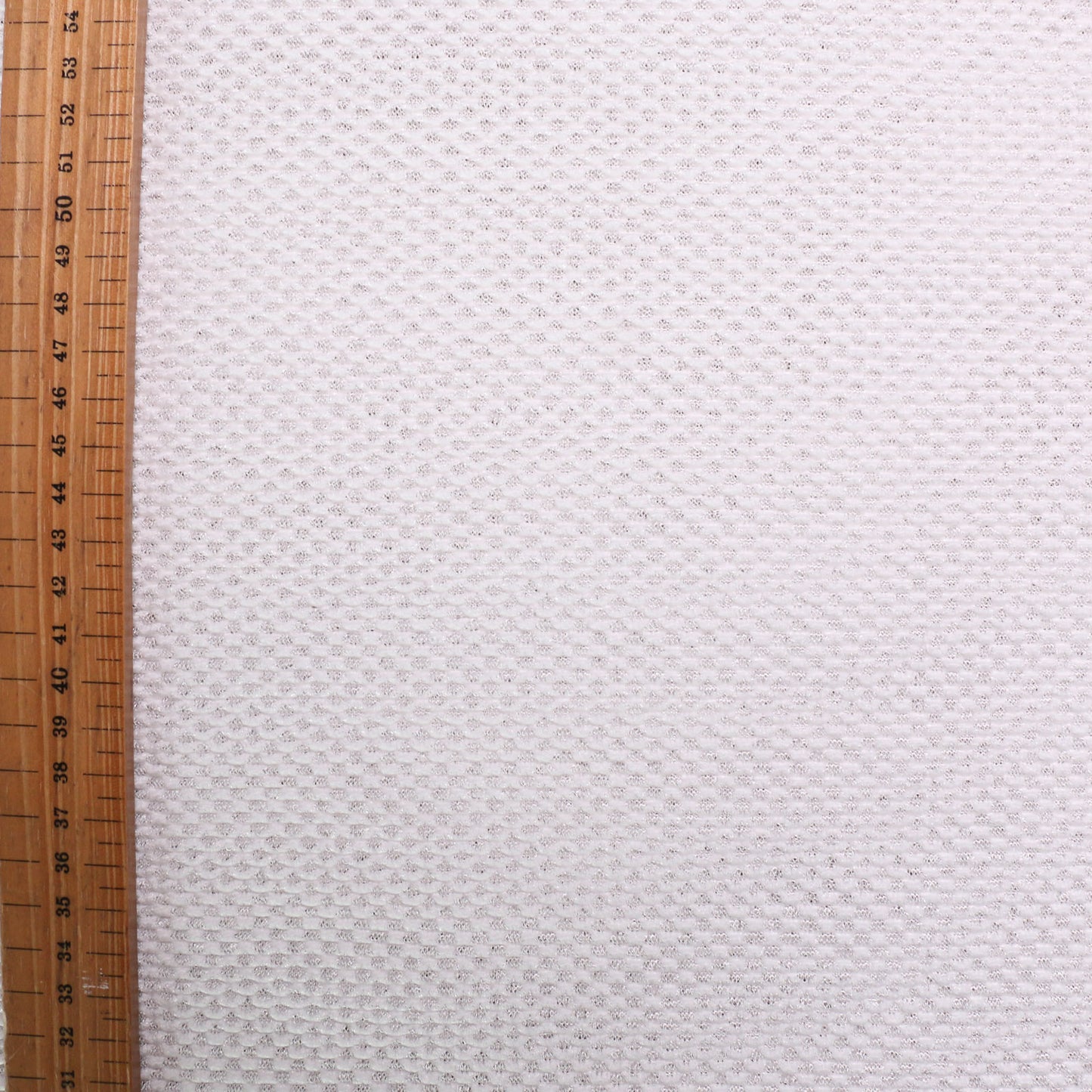 metre white plisse jersey geometric pleated dressmaking fabric