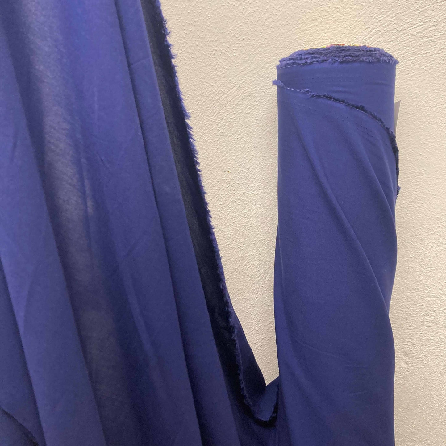 Viscose Challis Fabric - Purple/Blue
