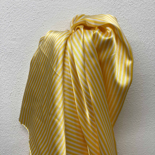 Satin Fabric - Yellow