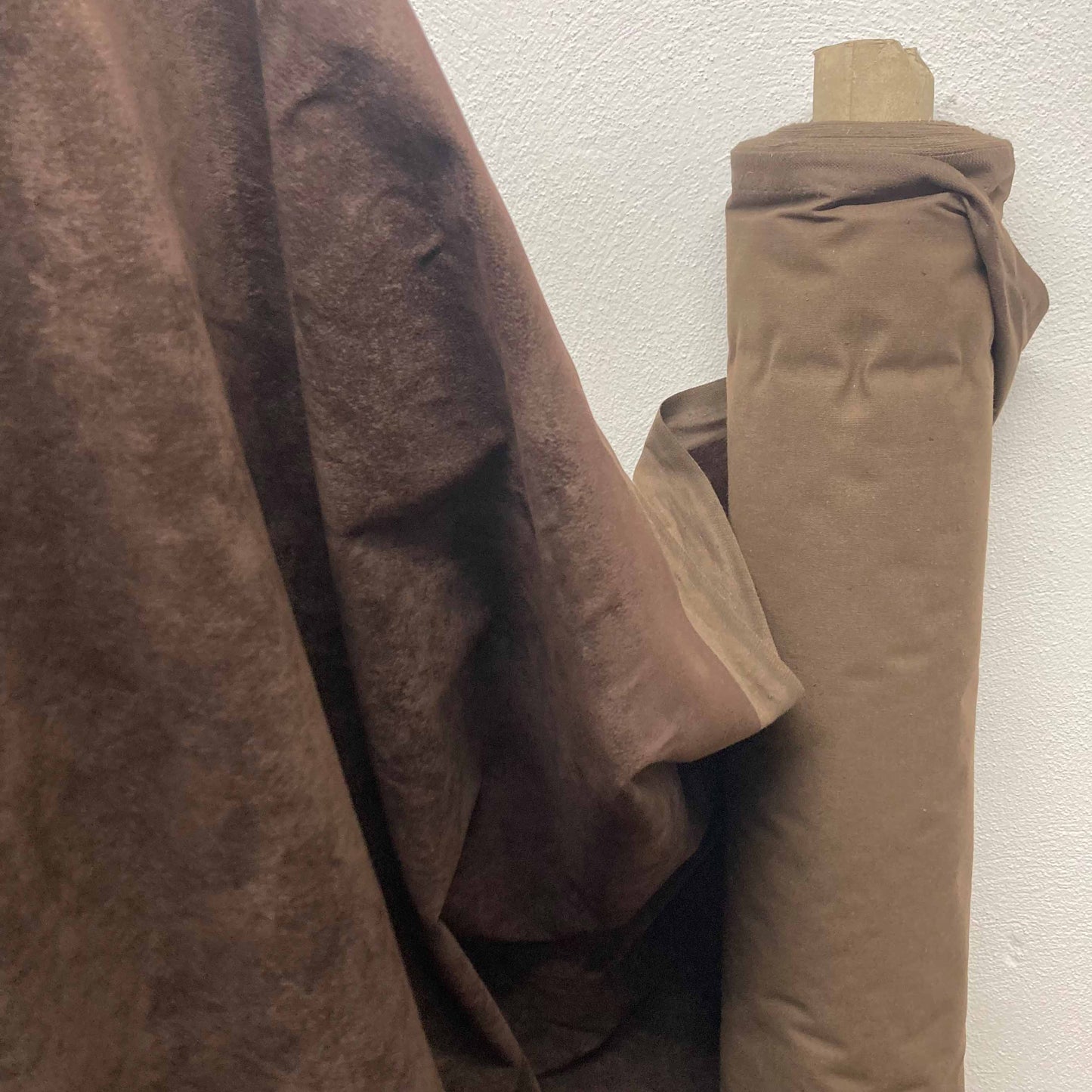 Suedette Fabric - Brown