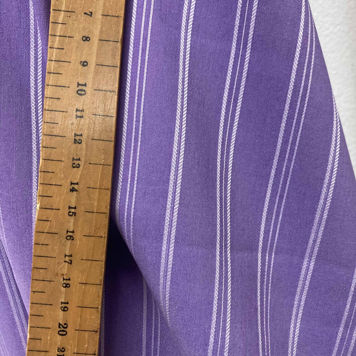 Bengaline Fabric - Purple, white