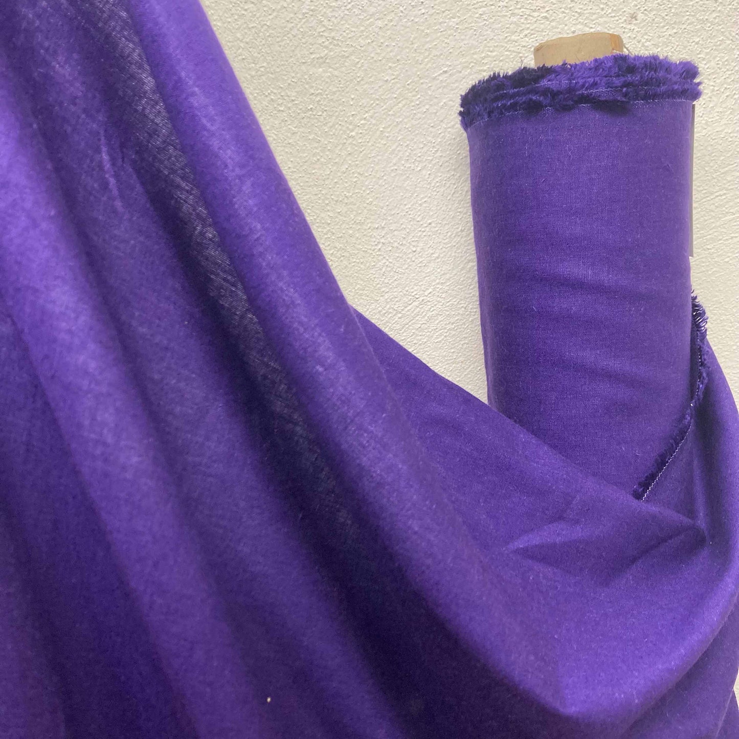 'Linen Look' fabric - Purple