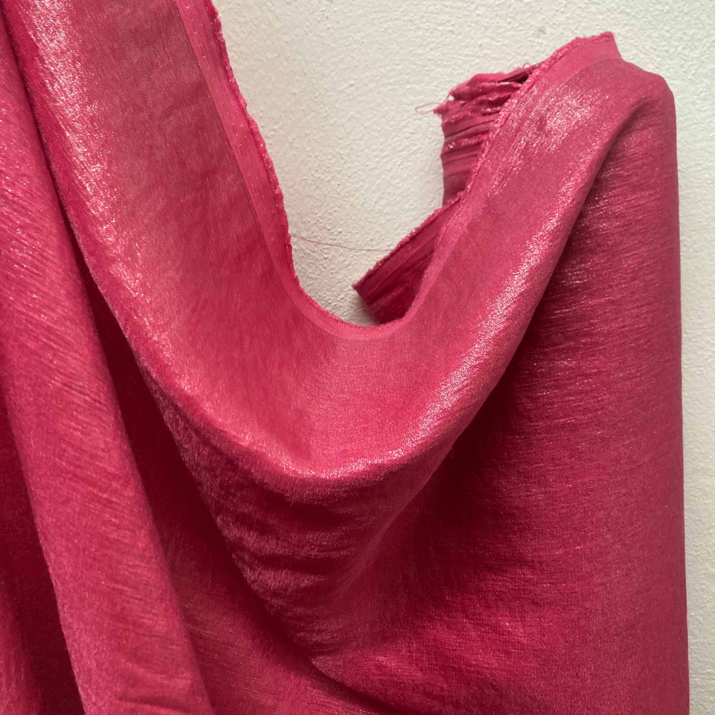 Shimmer Viscose Fabric - Pink