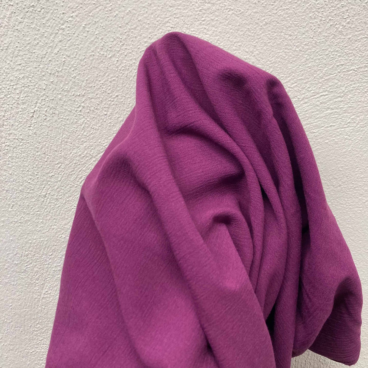 Crinkle Viscose Fabric - Purple