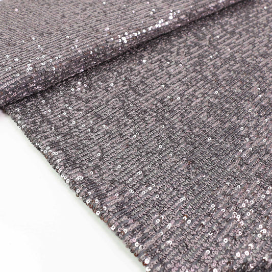 Stretchy Sequin Fabric - Silver