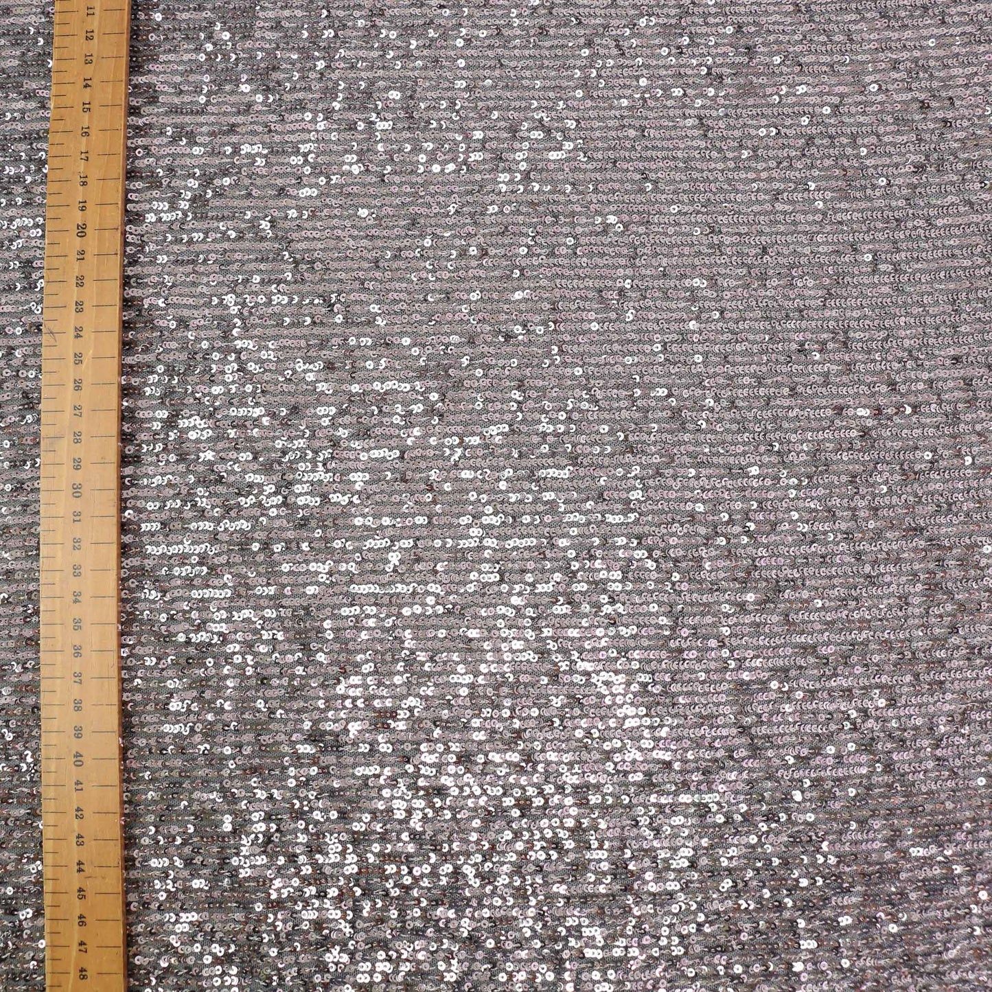 Stretchy Sequin Fabric - Silver