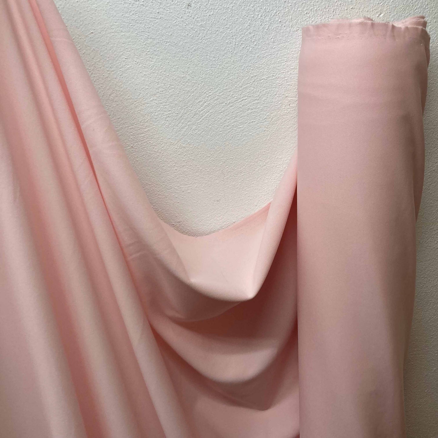 Scuba Crepe Fabric - Baby pink