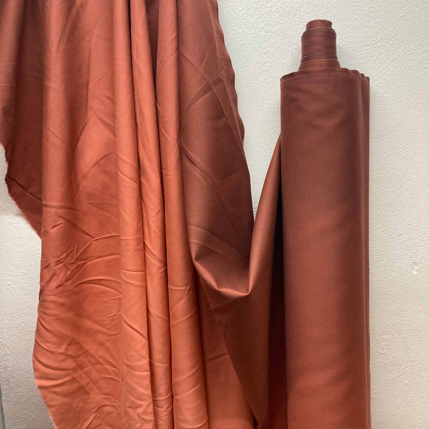 Cotton blend Fabric - Rust ombre