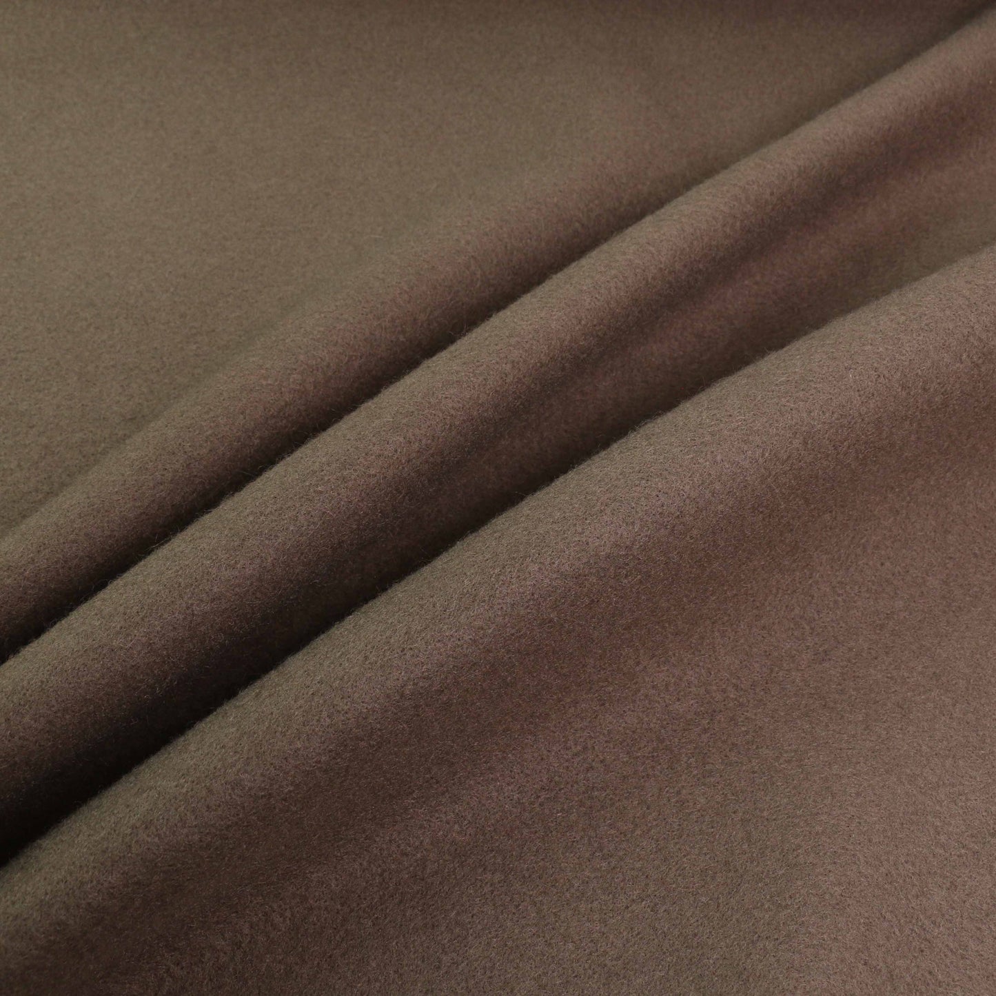 Faux Wool Fabric - Khaki, Burned orange, Taupe