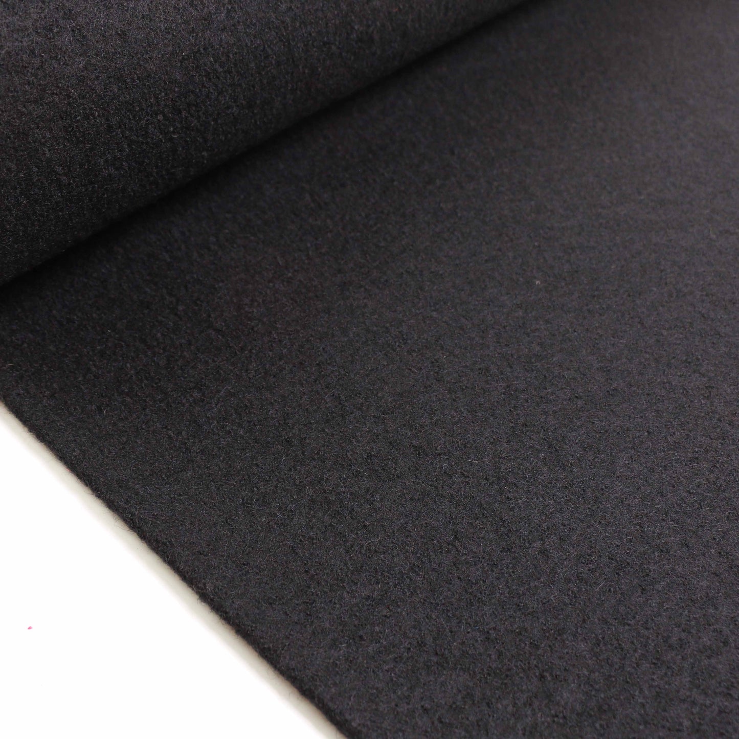 Boiled Wool Fabric - Mustard, charcoal, black, navy, teal