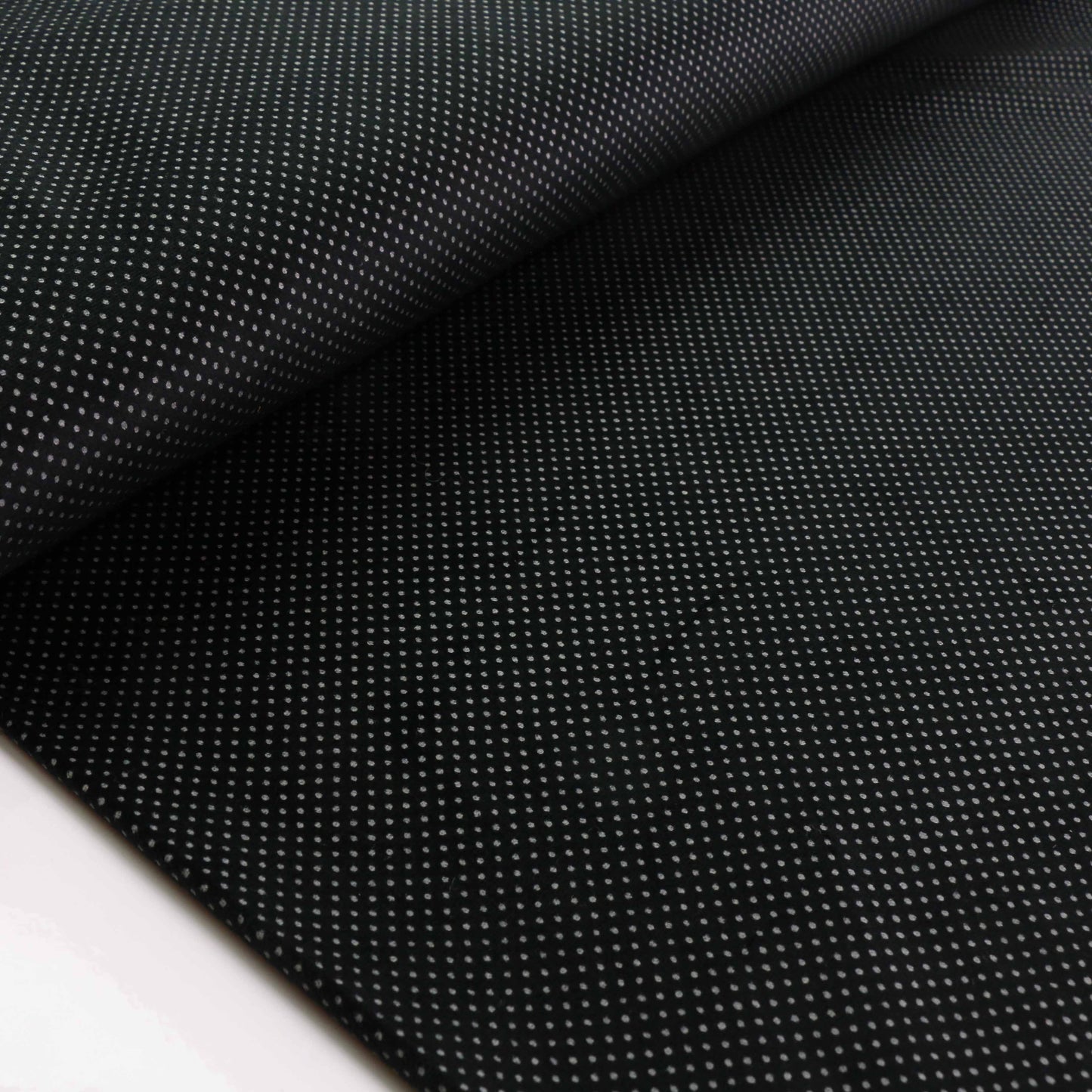 Cotton Velvet fabric - Black