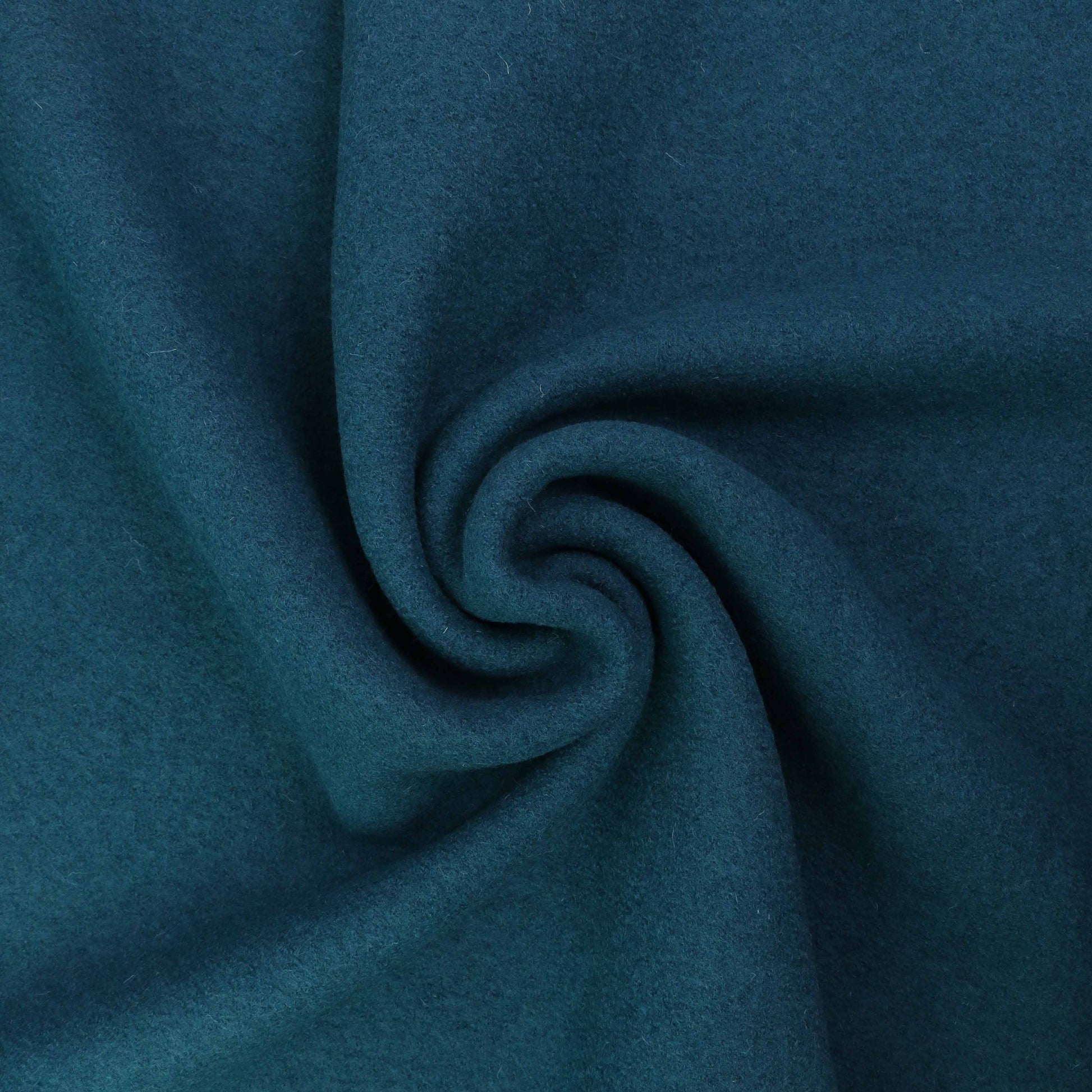 Boiled Wool - Teal, Plain Fabrics