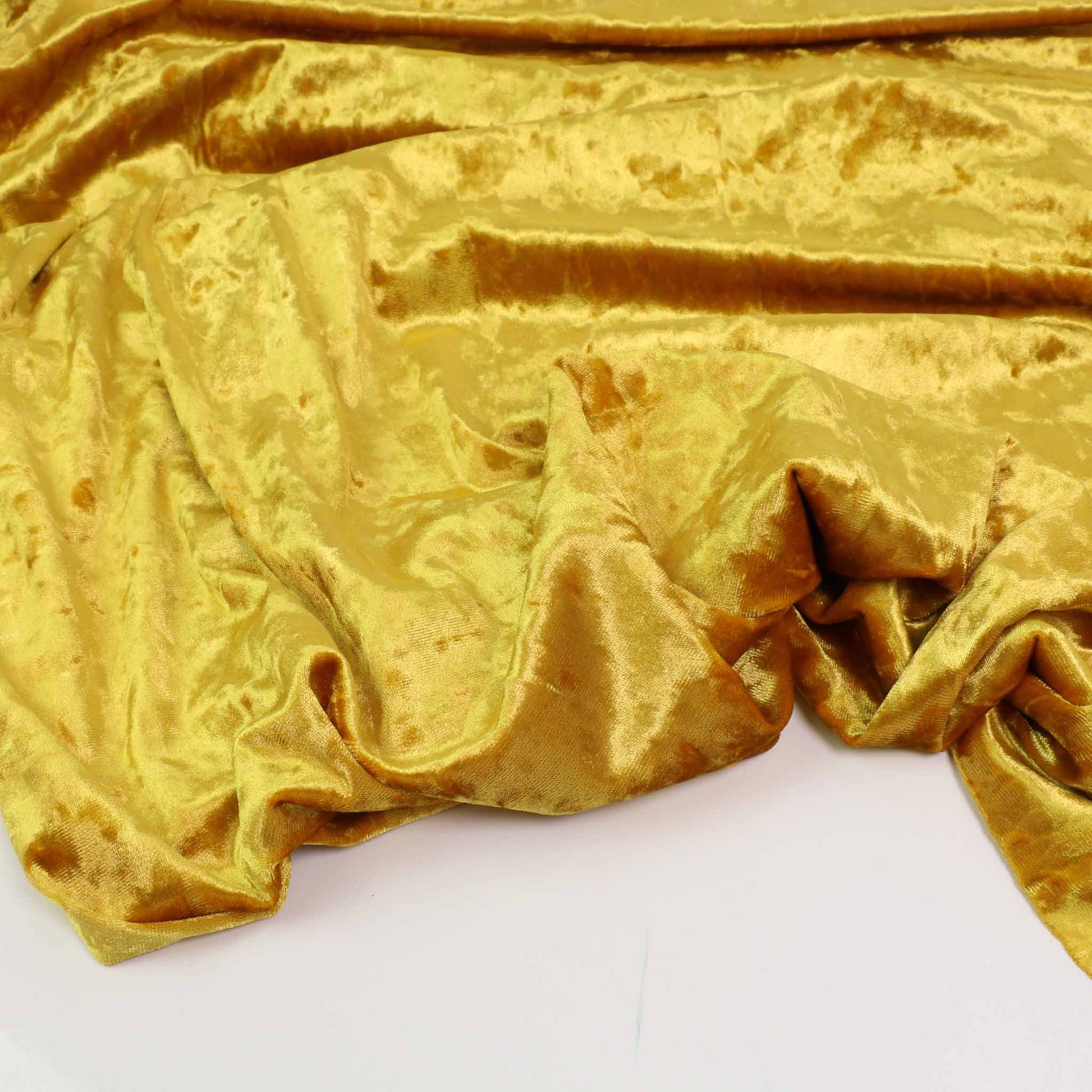 Crushed Velvet fabric | Gold | ClothControl – Cloth Control