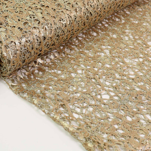 Lace Fabric - Gold
