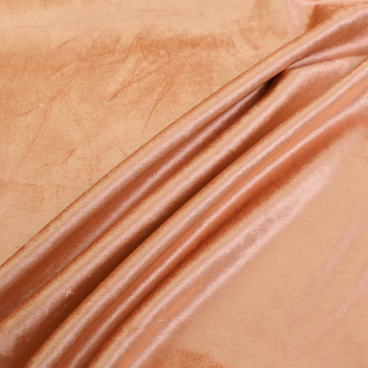 Cotton Velvet fabric - Pale peach