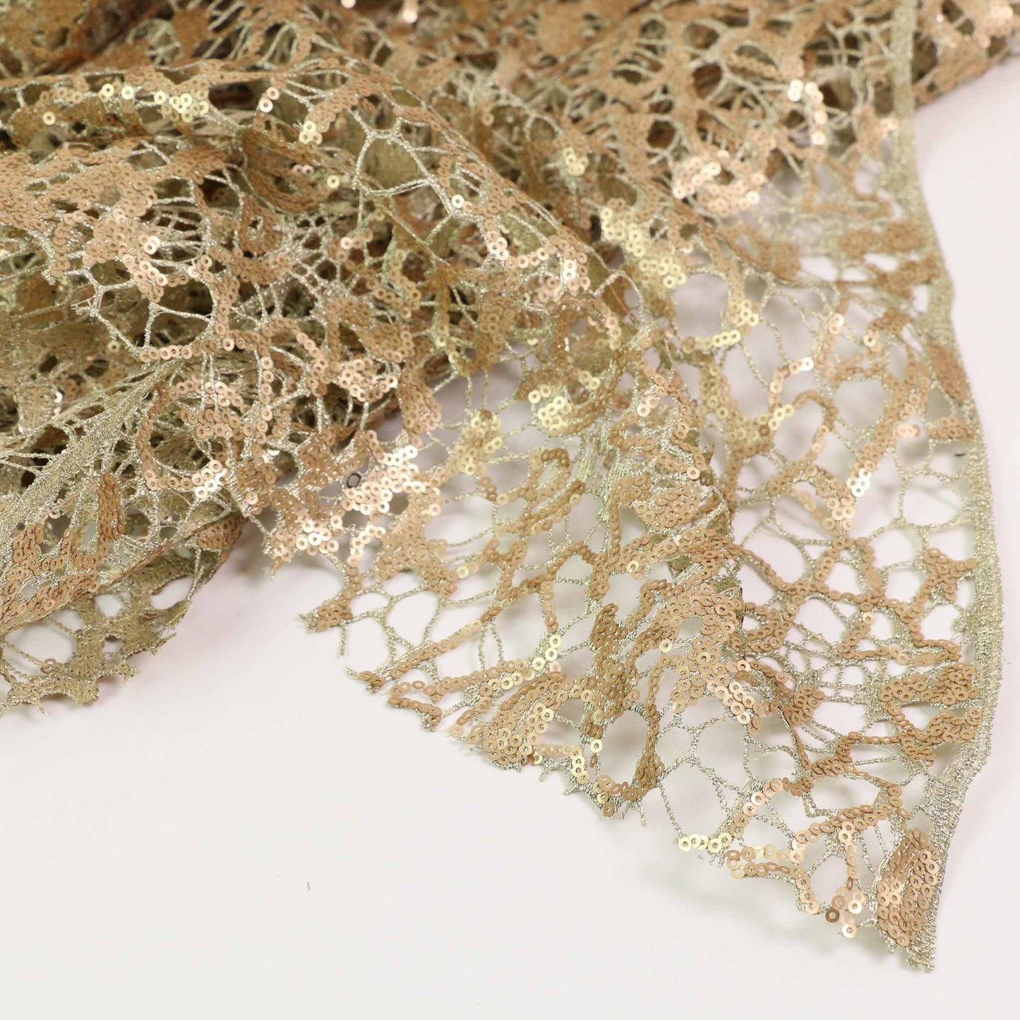 Lace Fabric - Gold