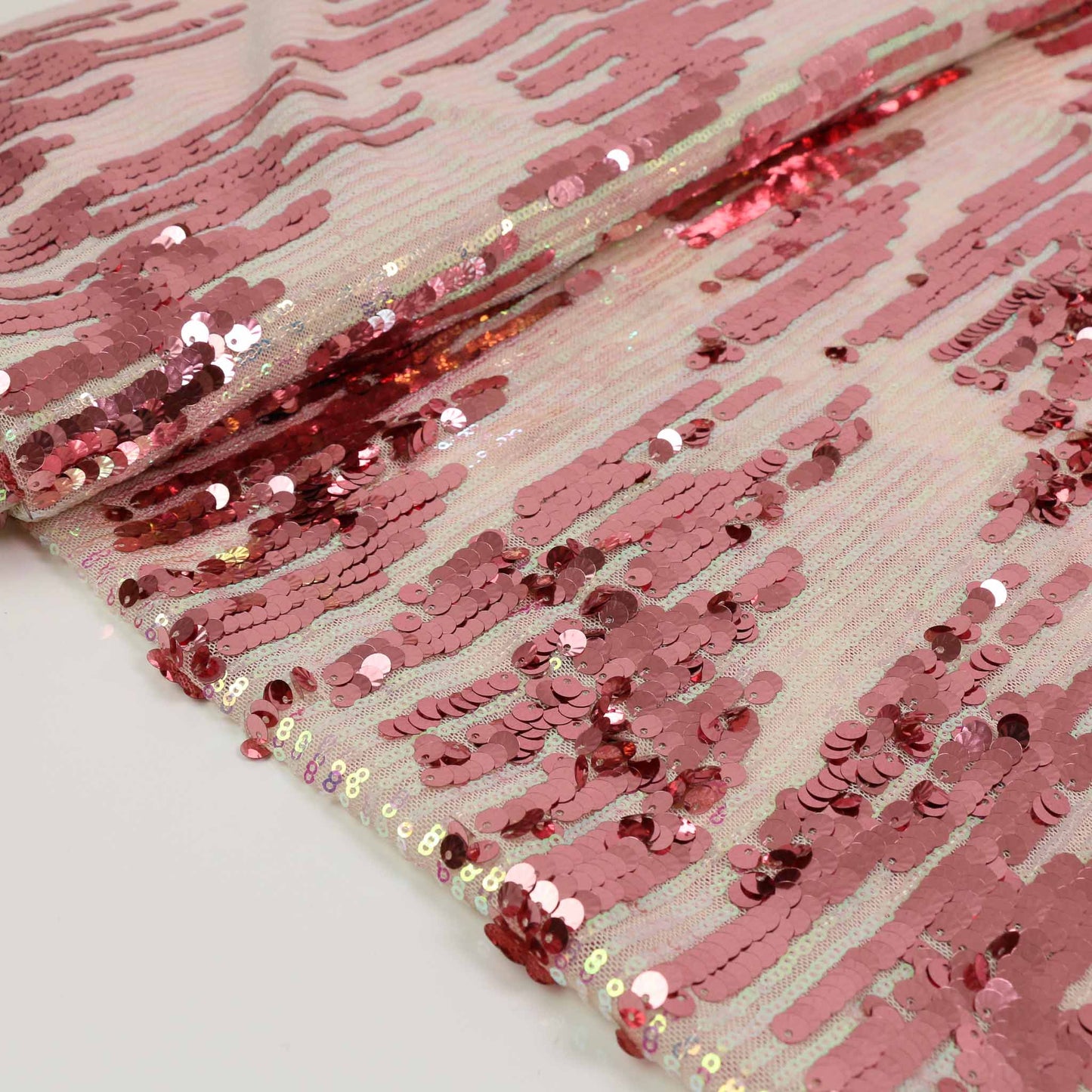 Stretchy Sequin Fabric - Pink, Blue, iridescent