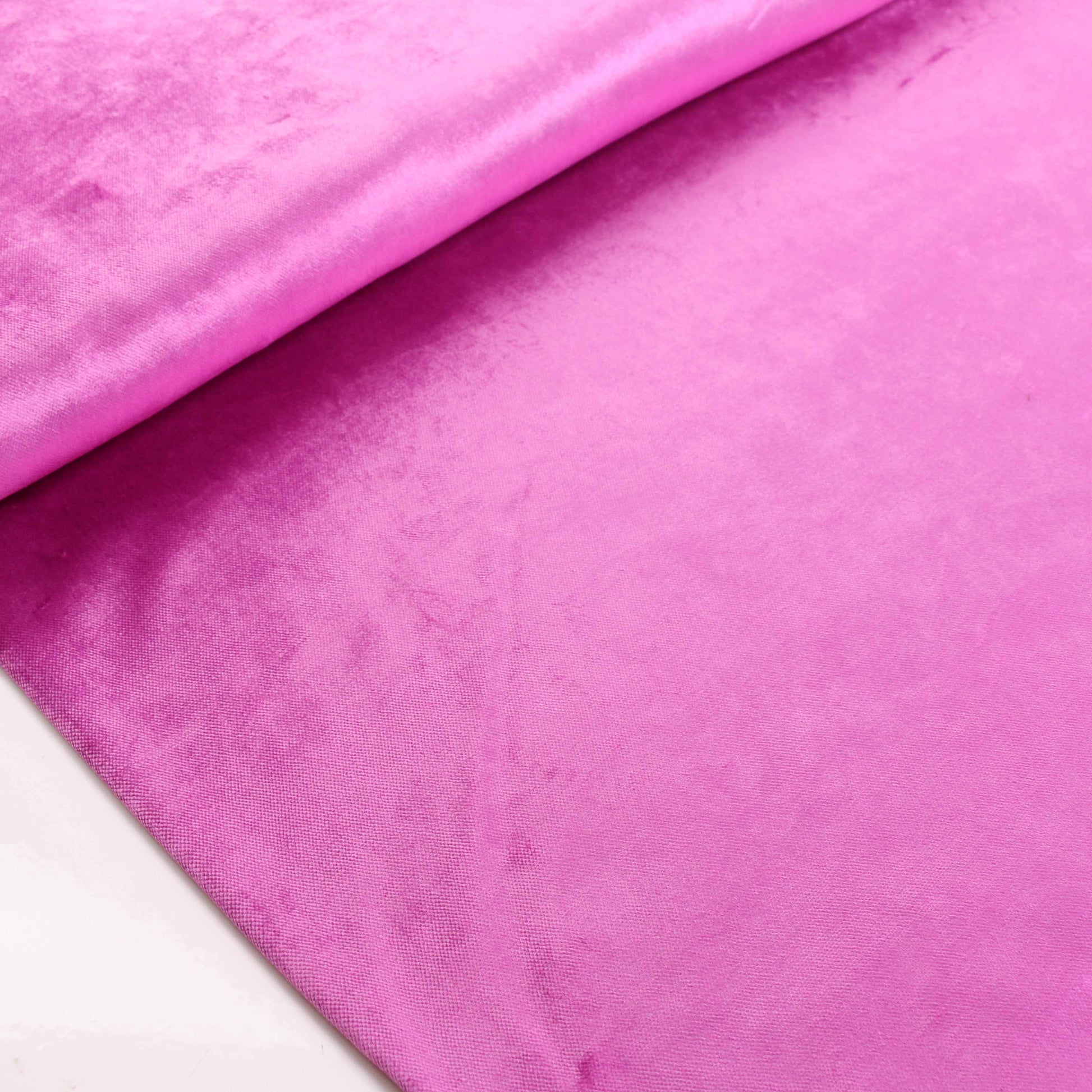 Rose Cotton Velour Fabric