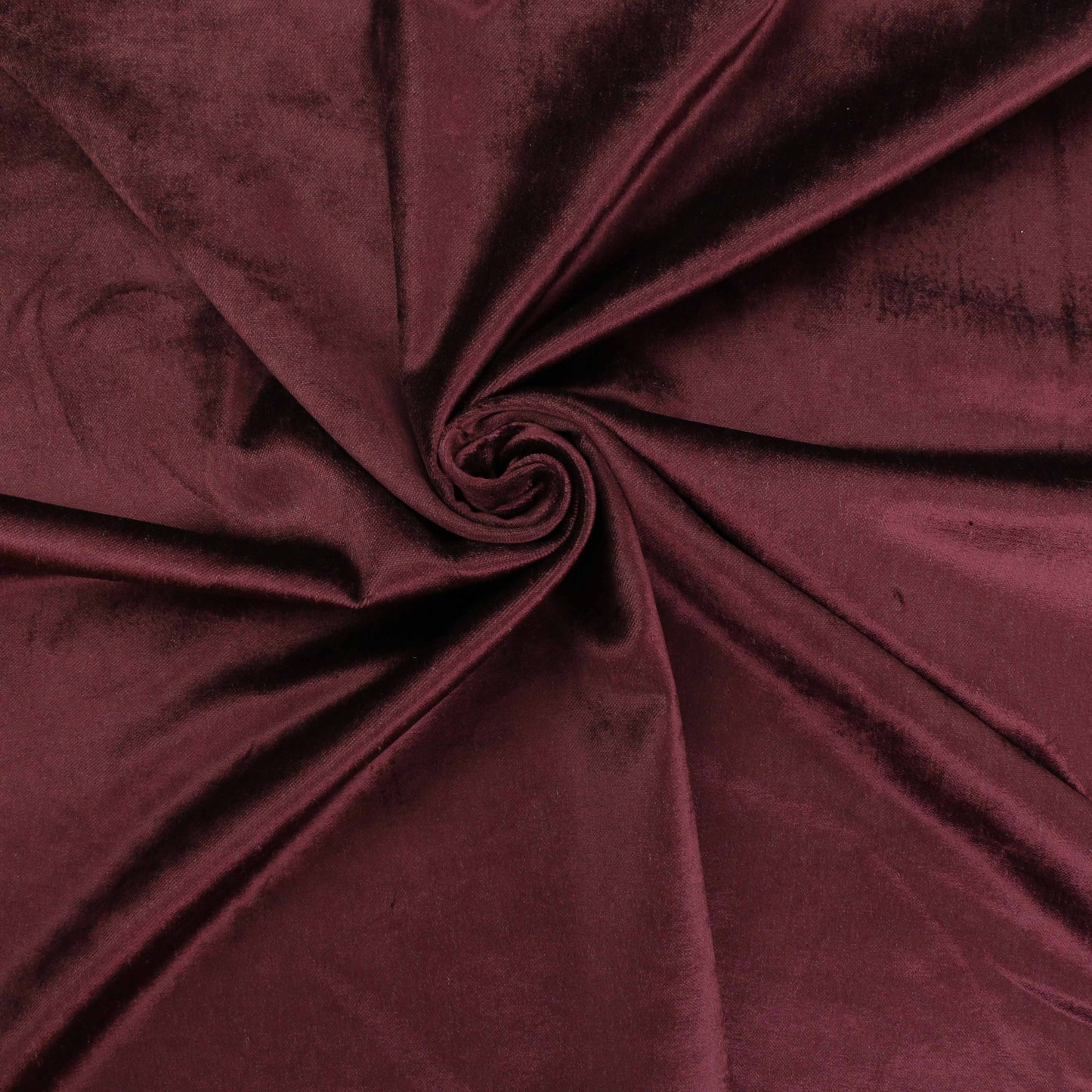 Cotton Velvet fabric - Dark Maroon