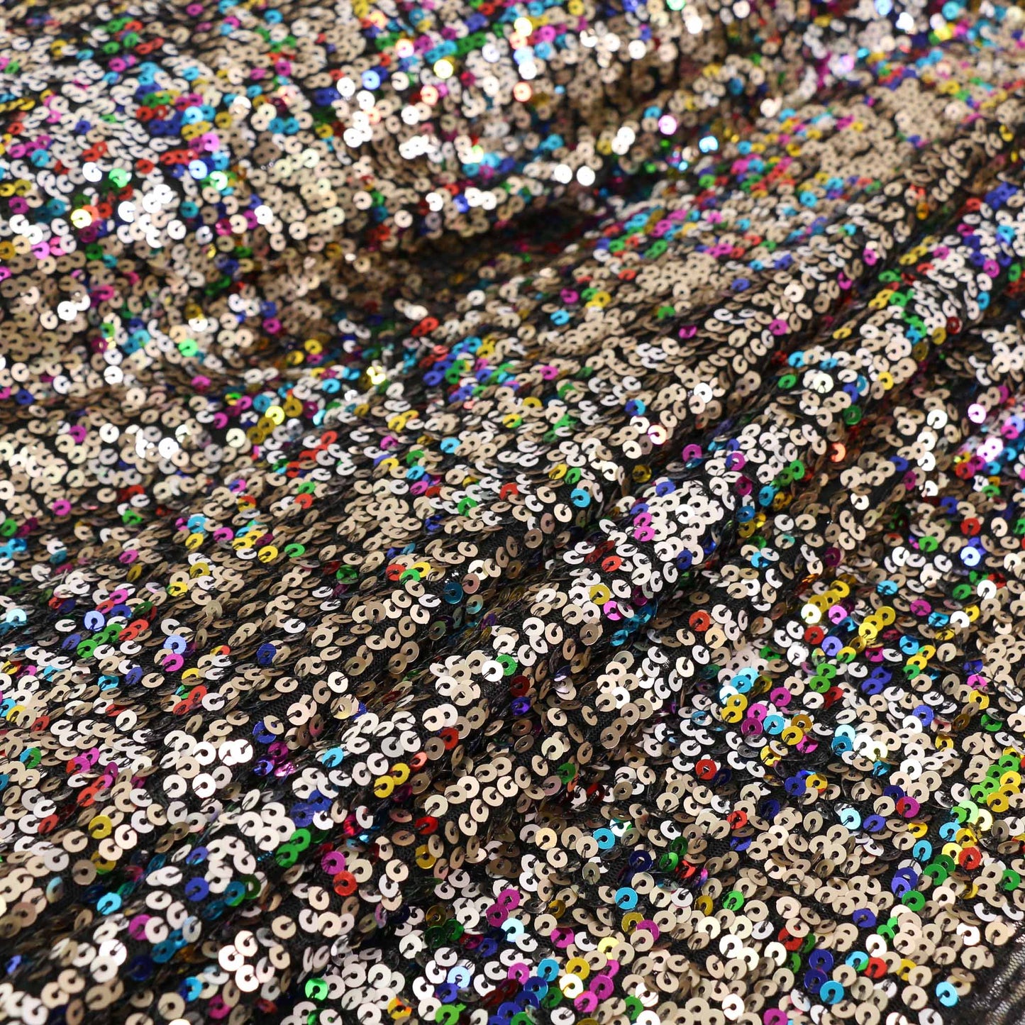 Sequin Fabric - Multicoloured